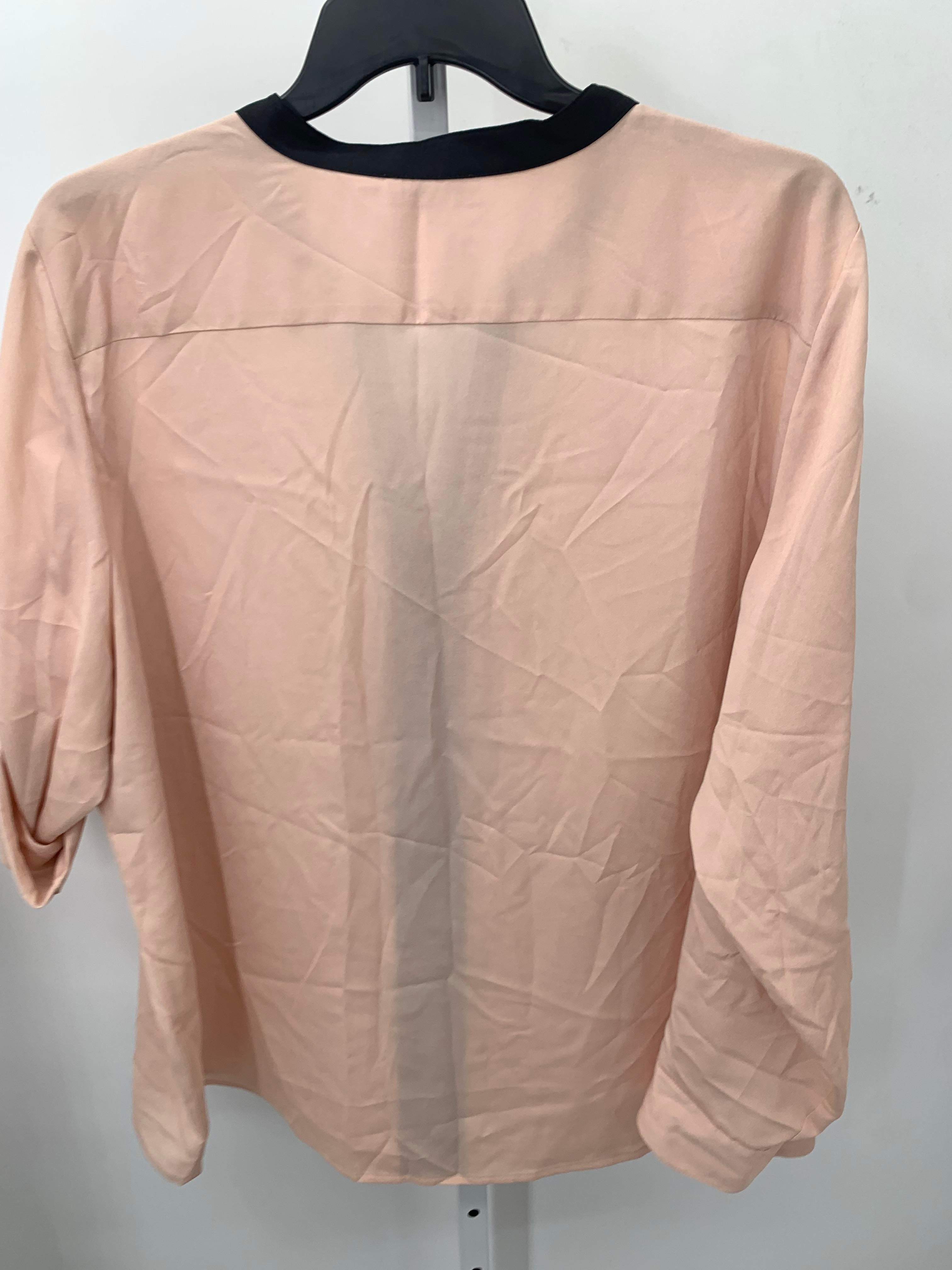 Calvin Klein Size 3X Womens Long Sleeve Shirt