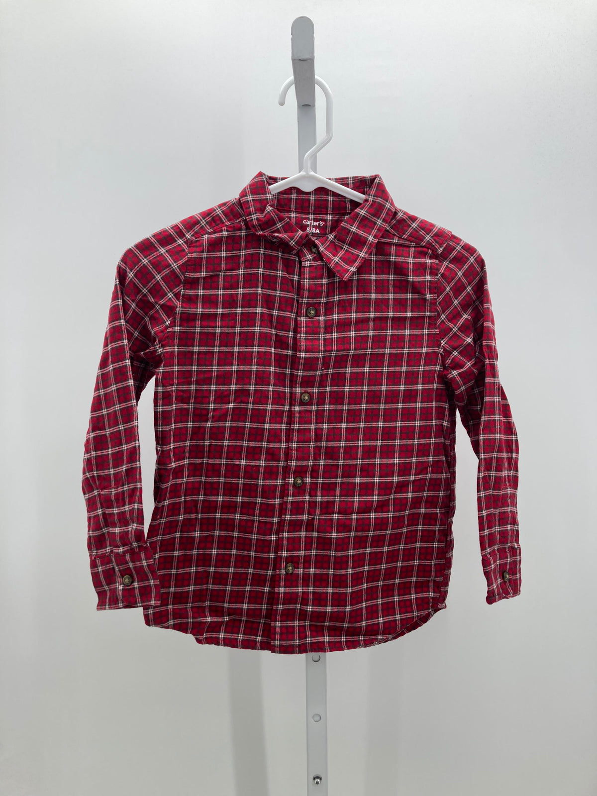 WHITE GREEN PLAID