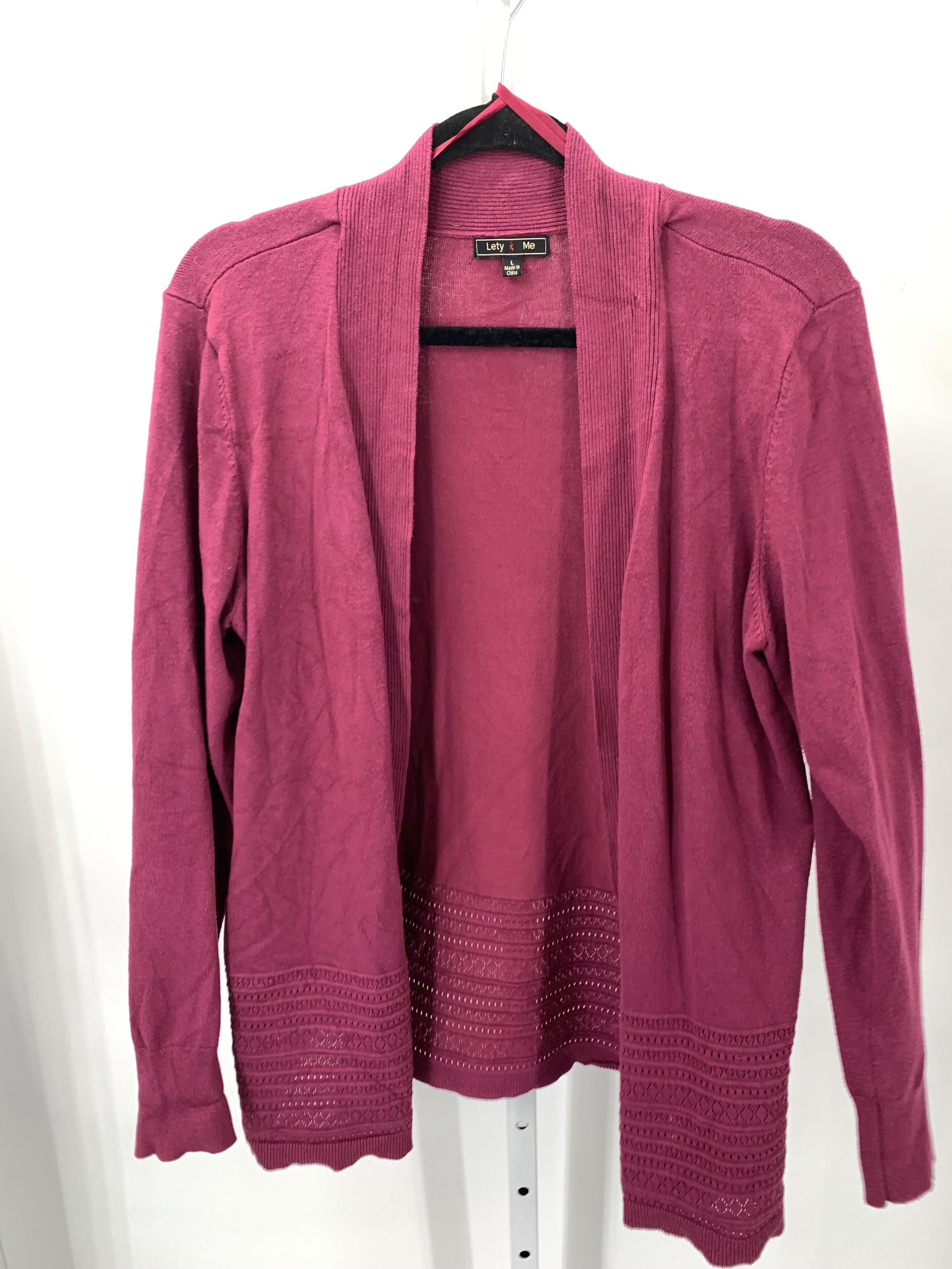 Lety & Me Size Large Misses Cardigan