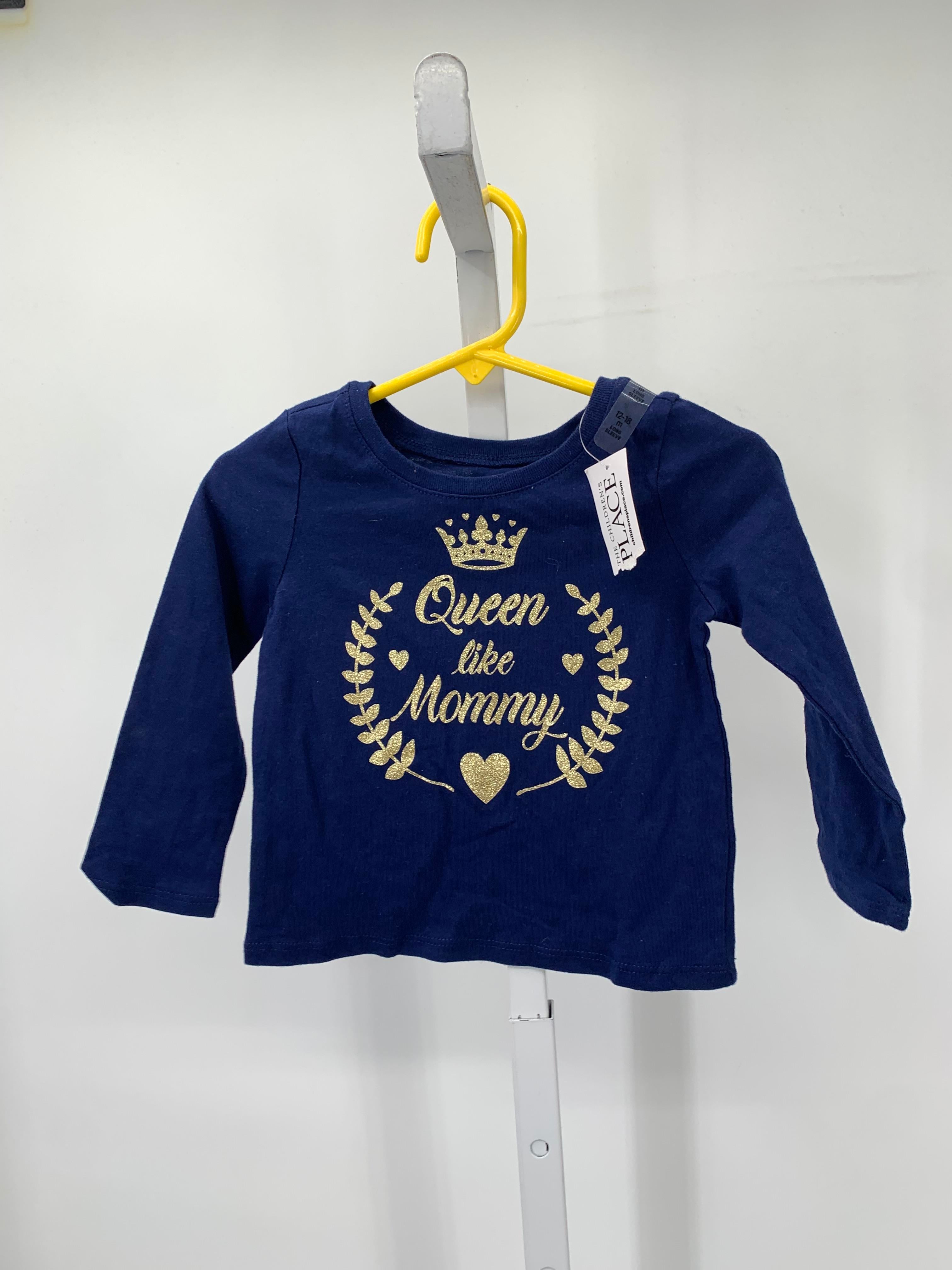 Children's Place Size 12-18 Months Girls Long Sleeve Shirt