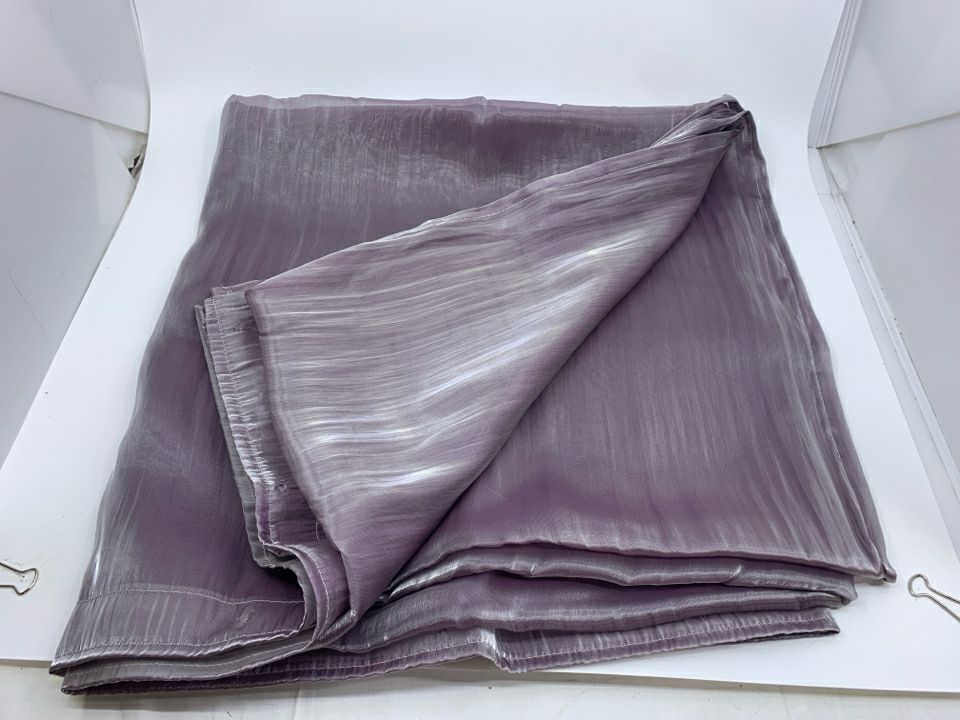 PURPLE SHIMMER SHOWER CURTAIN.