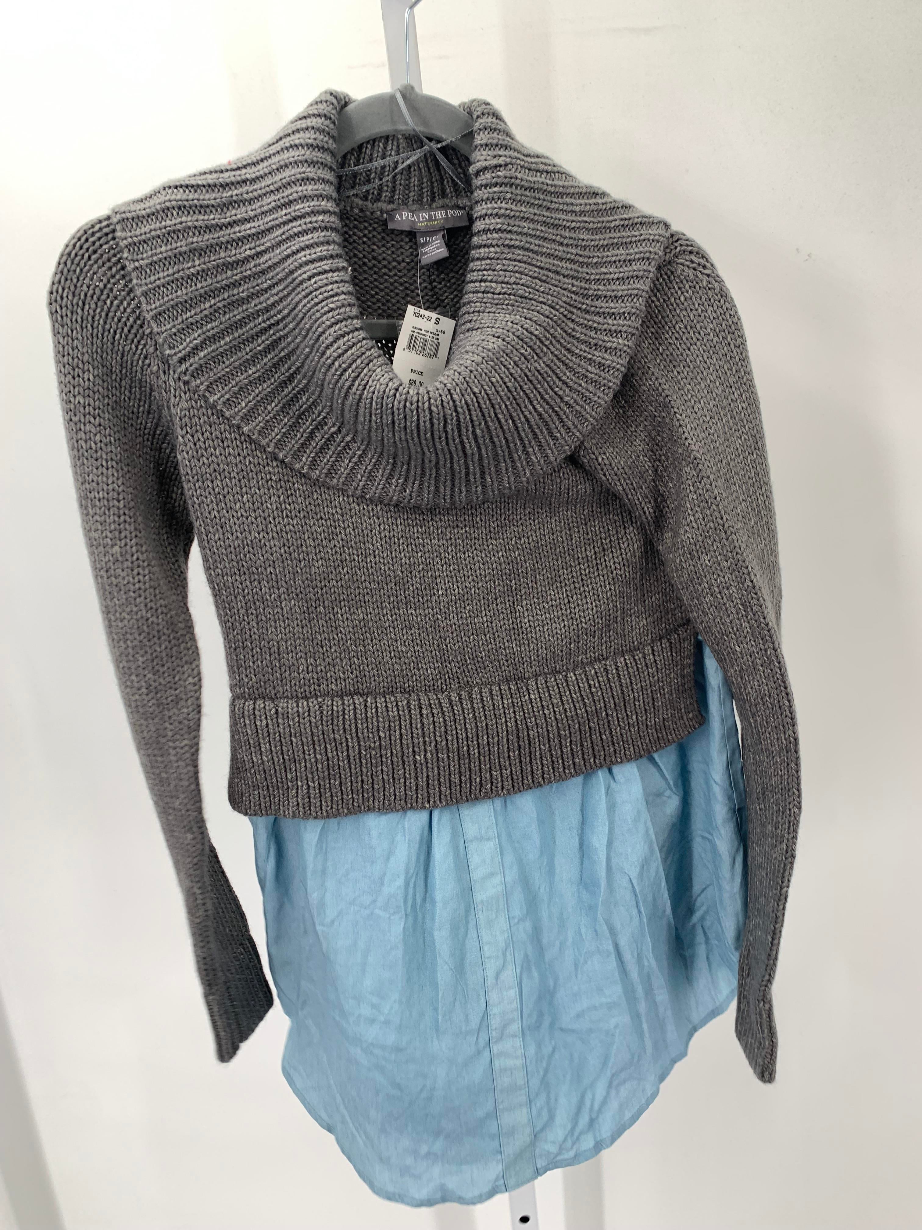 A Pea in the Pod Size Small Maternity Long Sleeve Sweater