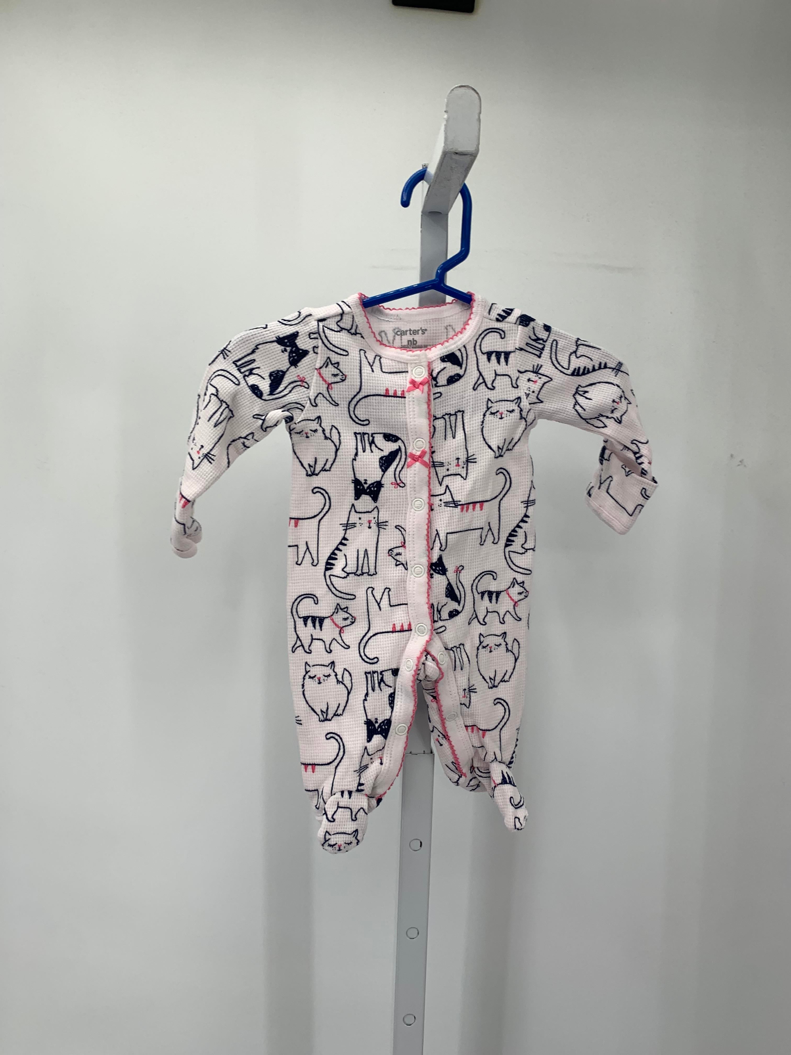 Carters Size Newborn Girls Long Slv. Romper