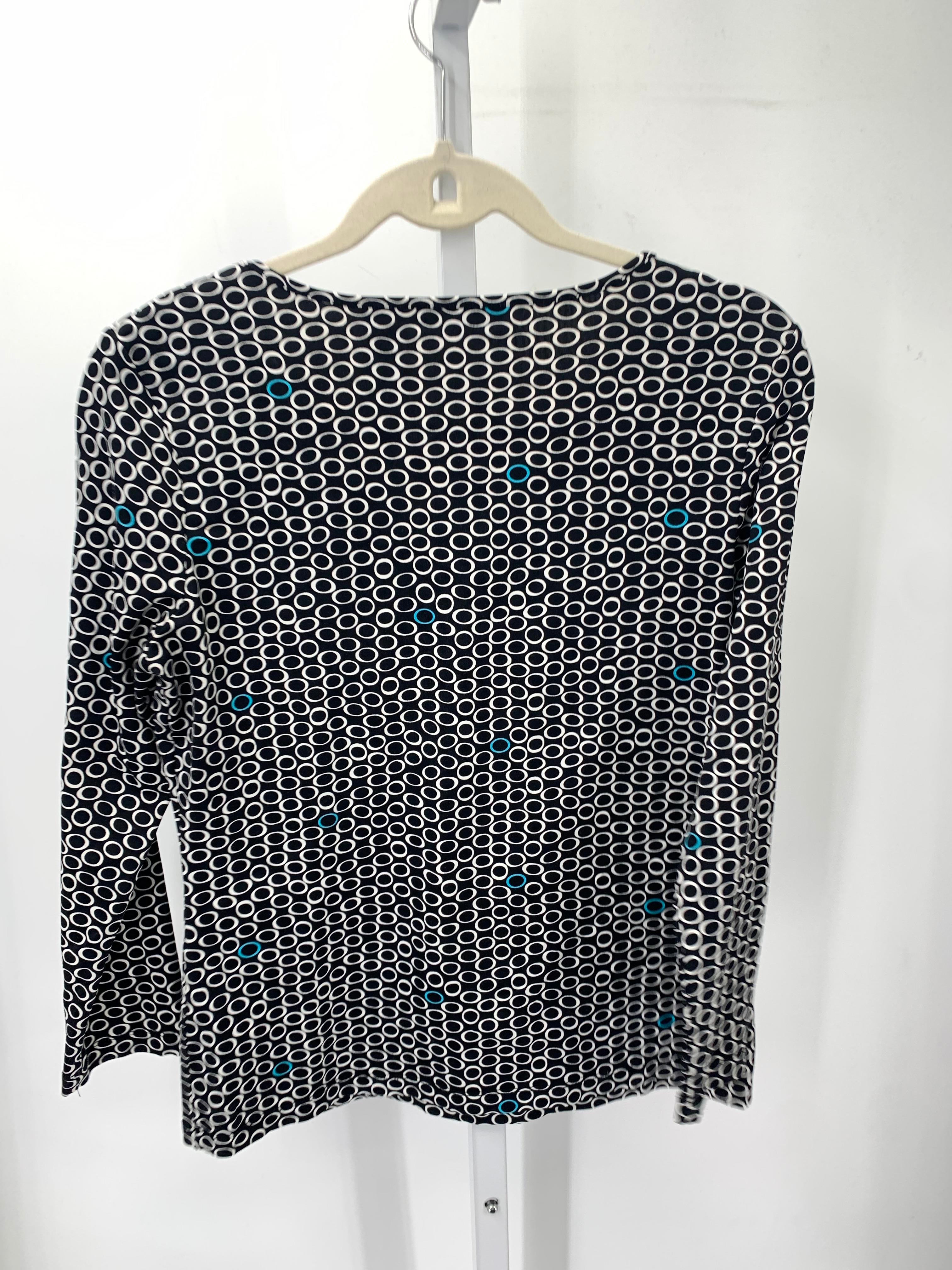 Apostrophe Size Medium Misses 3/4 Sleeve Shirt