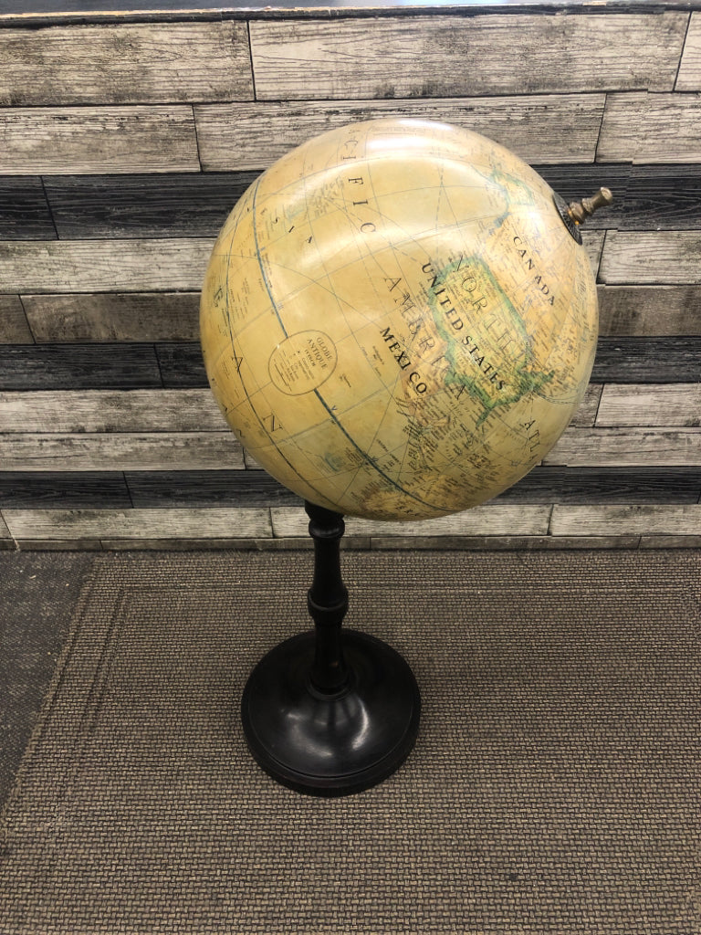 VTG FLOOR MARITIME SURVEY 1803 STANDING GLOBE.