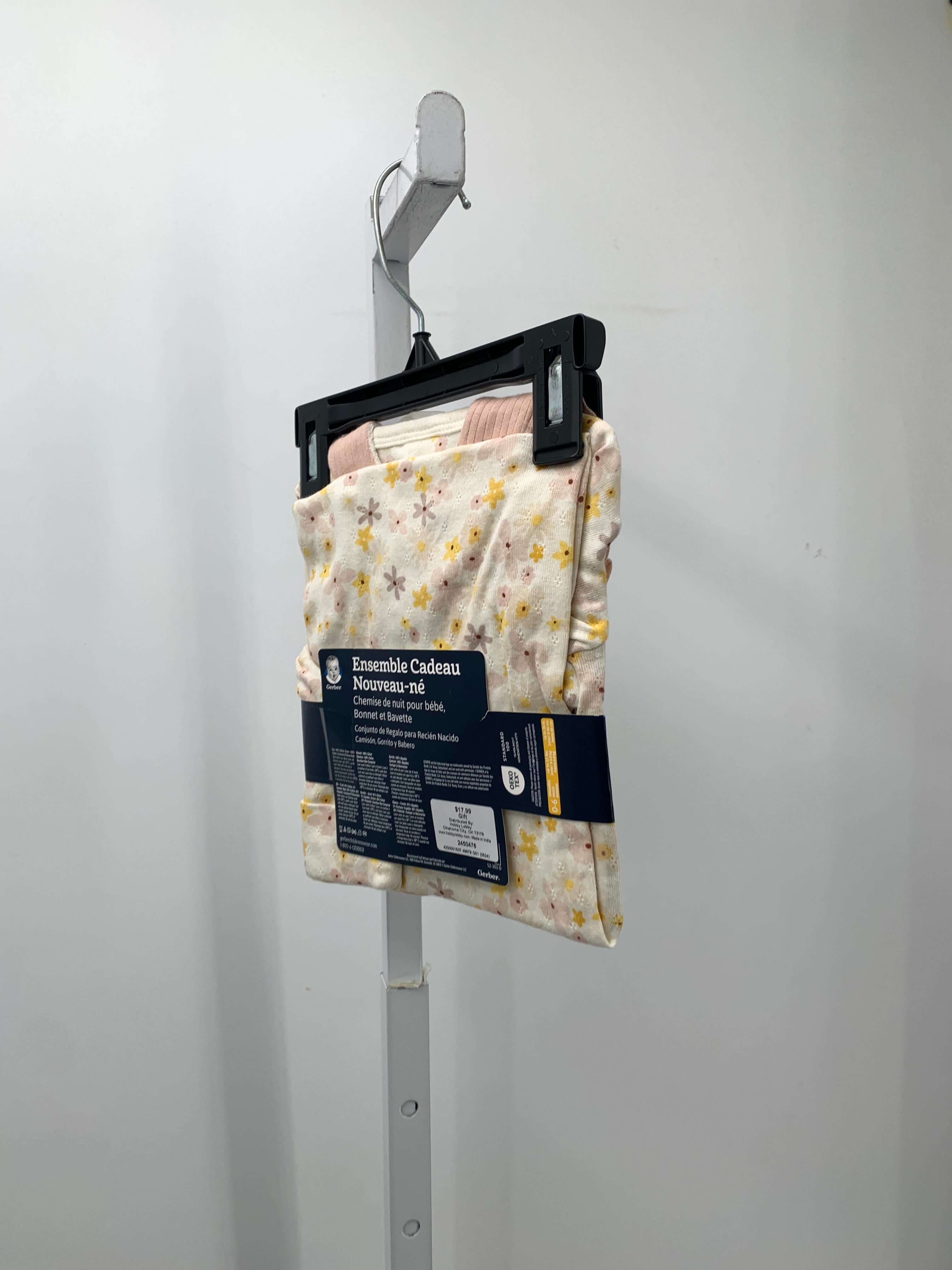 Gerber Size 0-6 Months Girls 3 Pieces