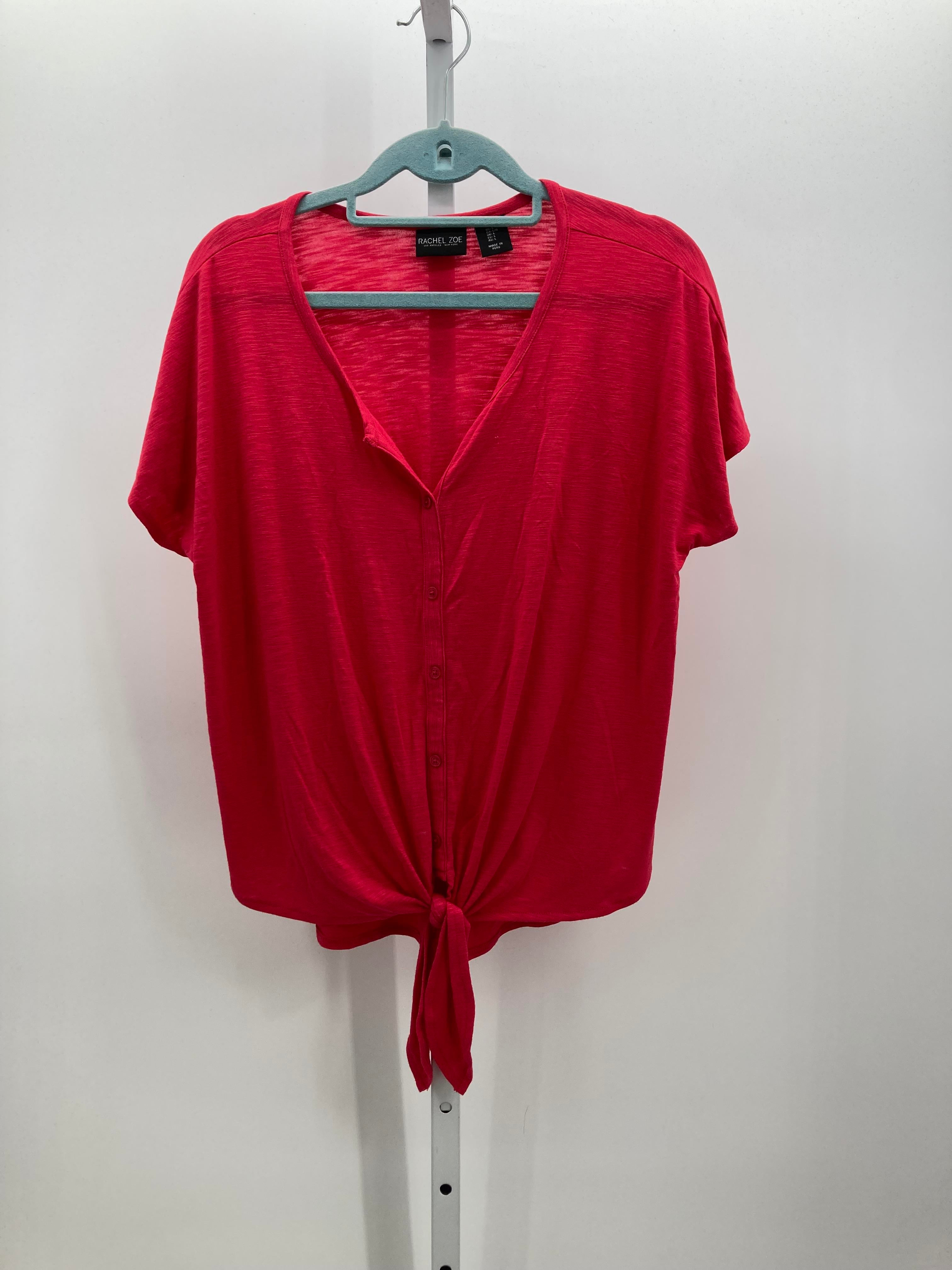 Rachel Zoe Size Large Misses Short Sleeve Shirt