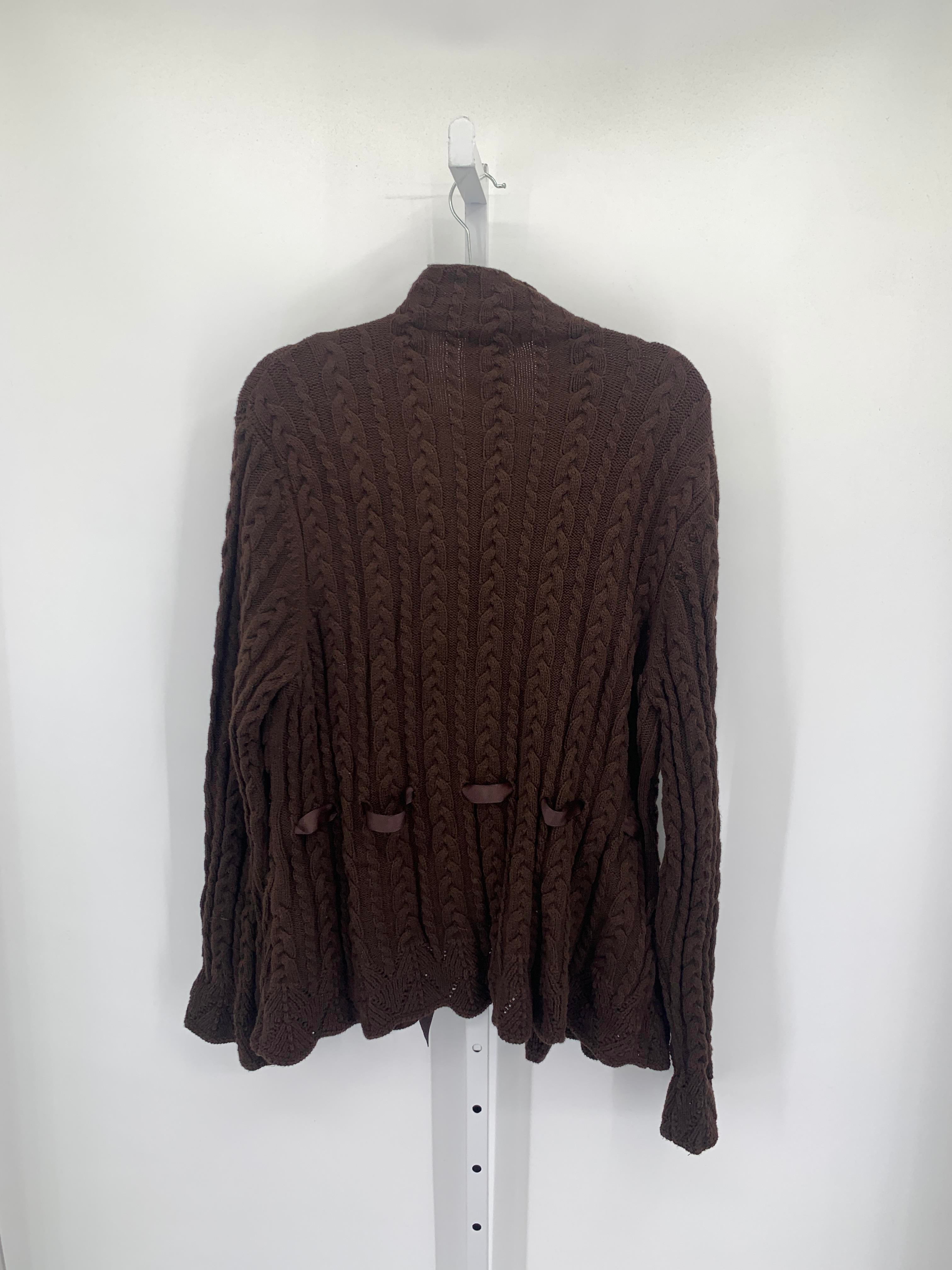 Chaps Size 2X Womens Cardigan