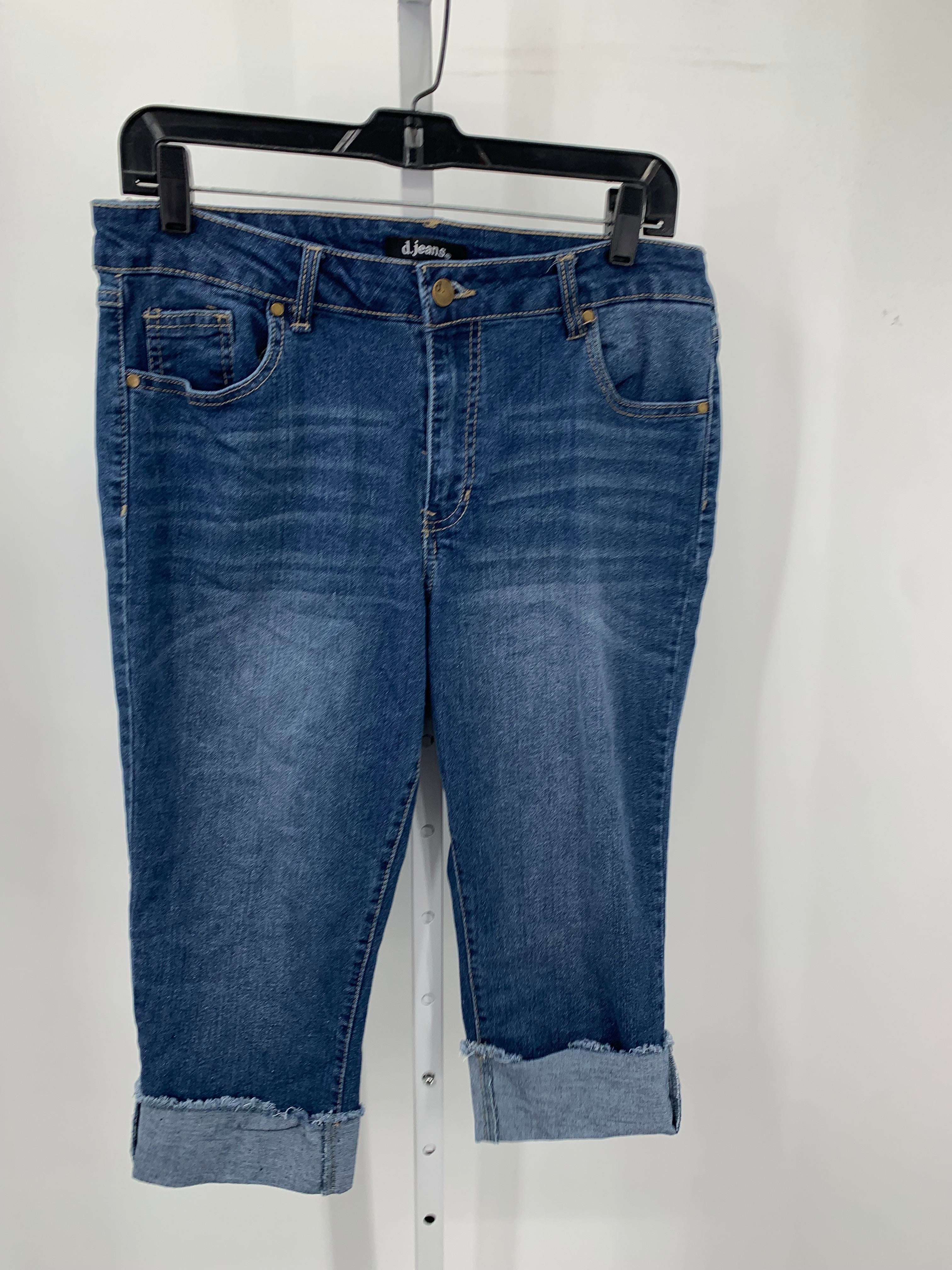 d. jeans Size 12 Misses Capri Pants