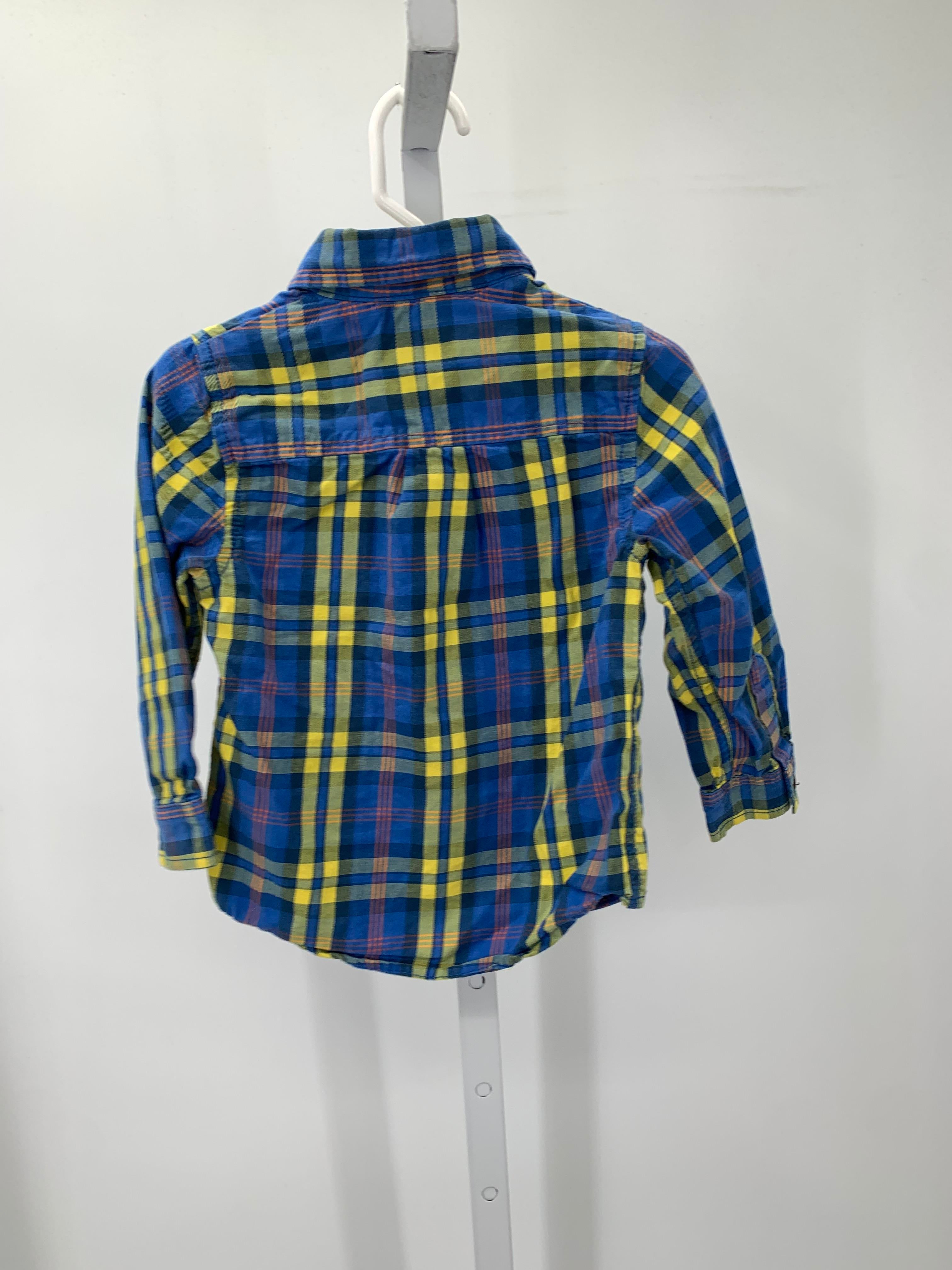 YELLOW PLAID BTN DOWN