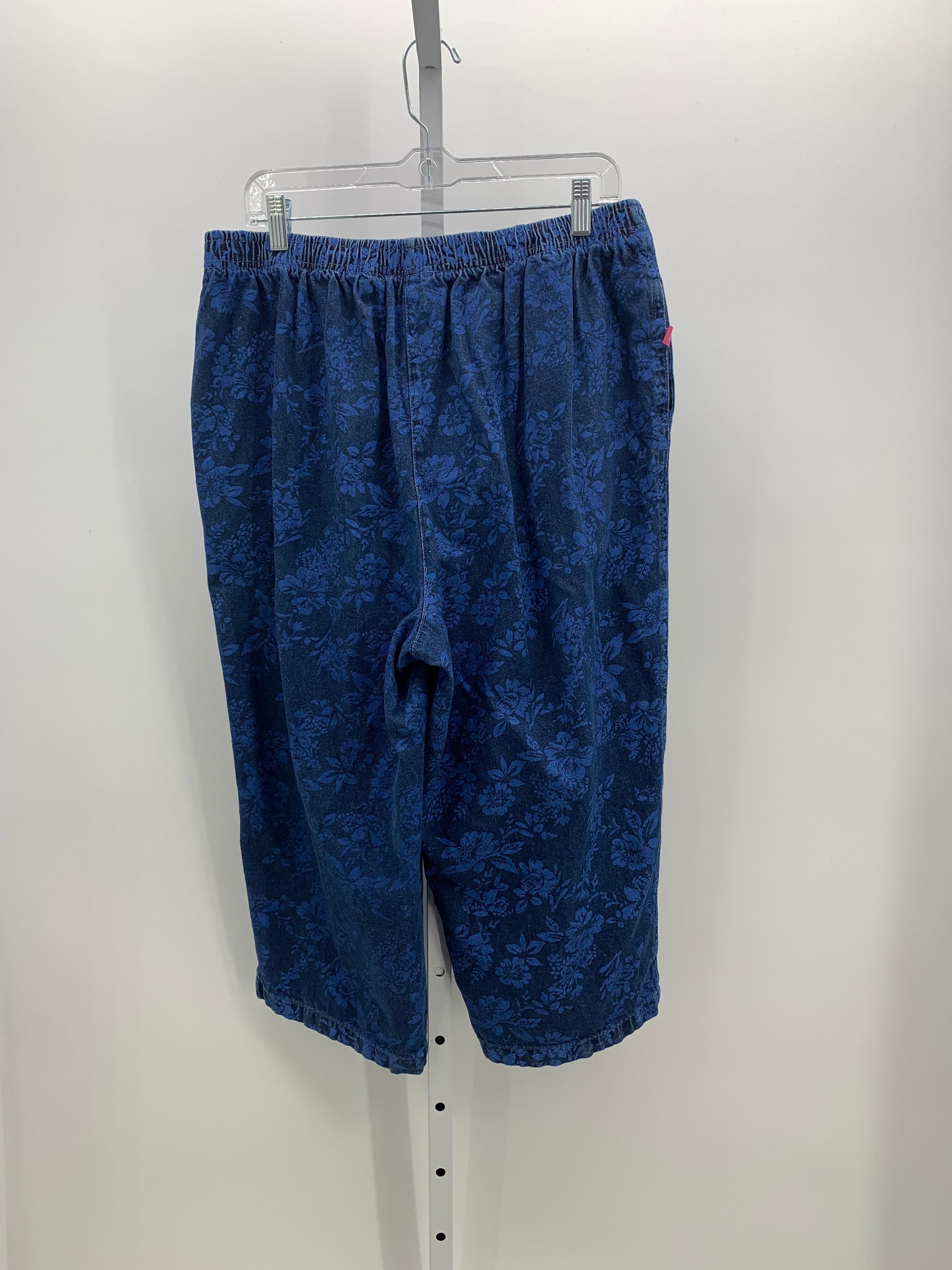 Woman Within Size 20 W Womens Capri Pants