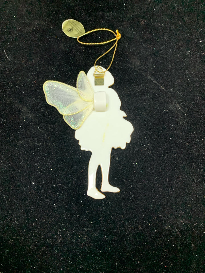 THE RAGWORT FAIRY PORCELAIN ORNAMENT.