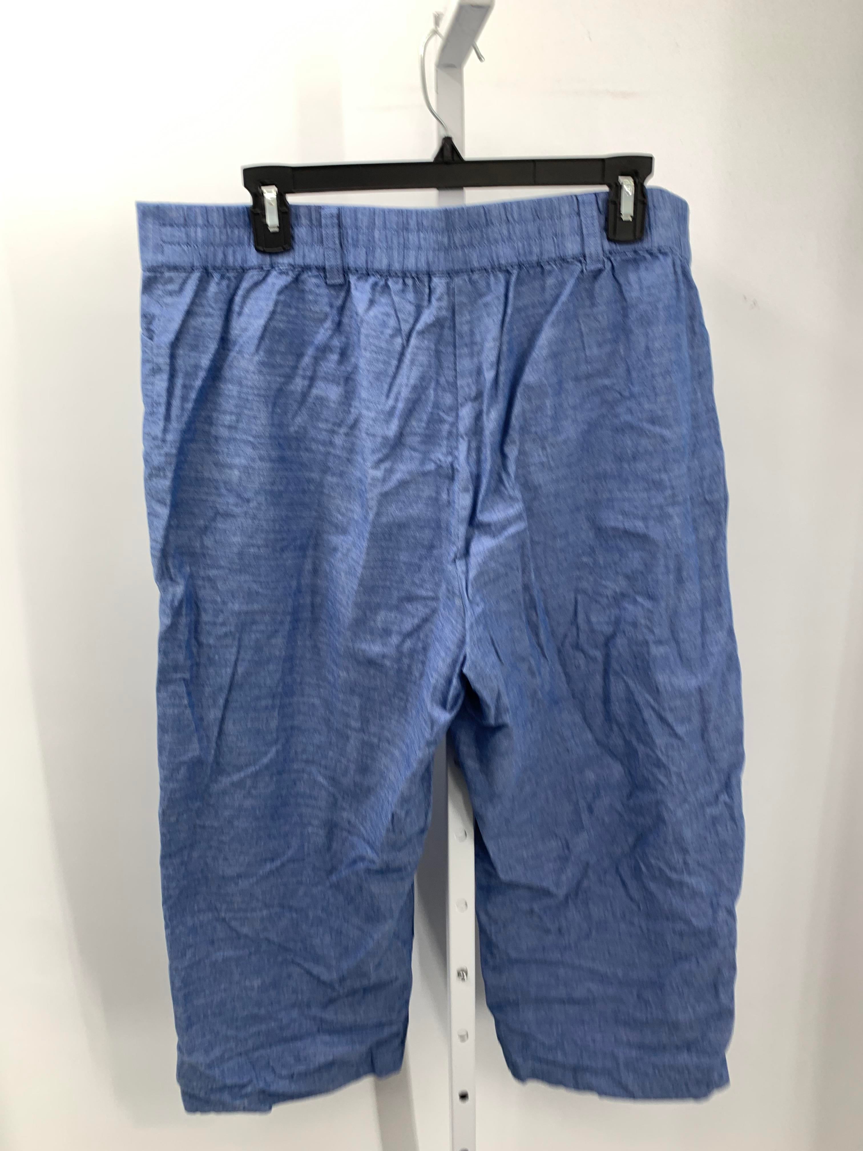 Talbots Size 16 Misses Cropped Pants