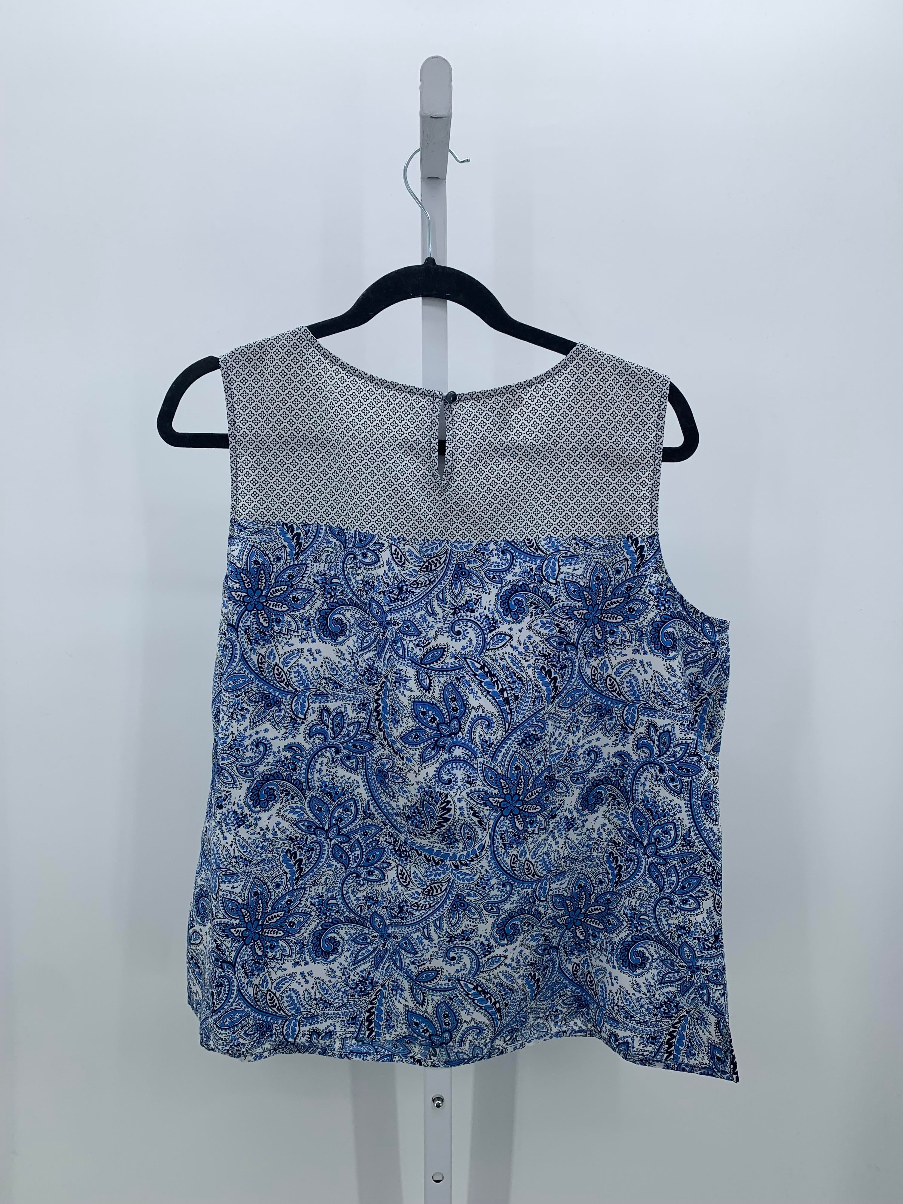 Talbots Size Large Petite Petite Sleeveless Shirt