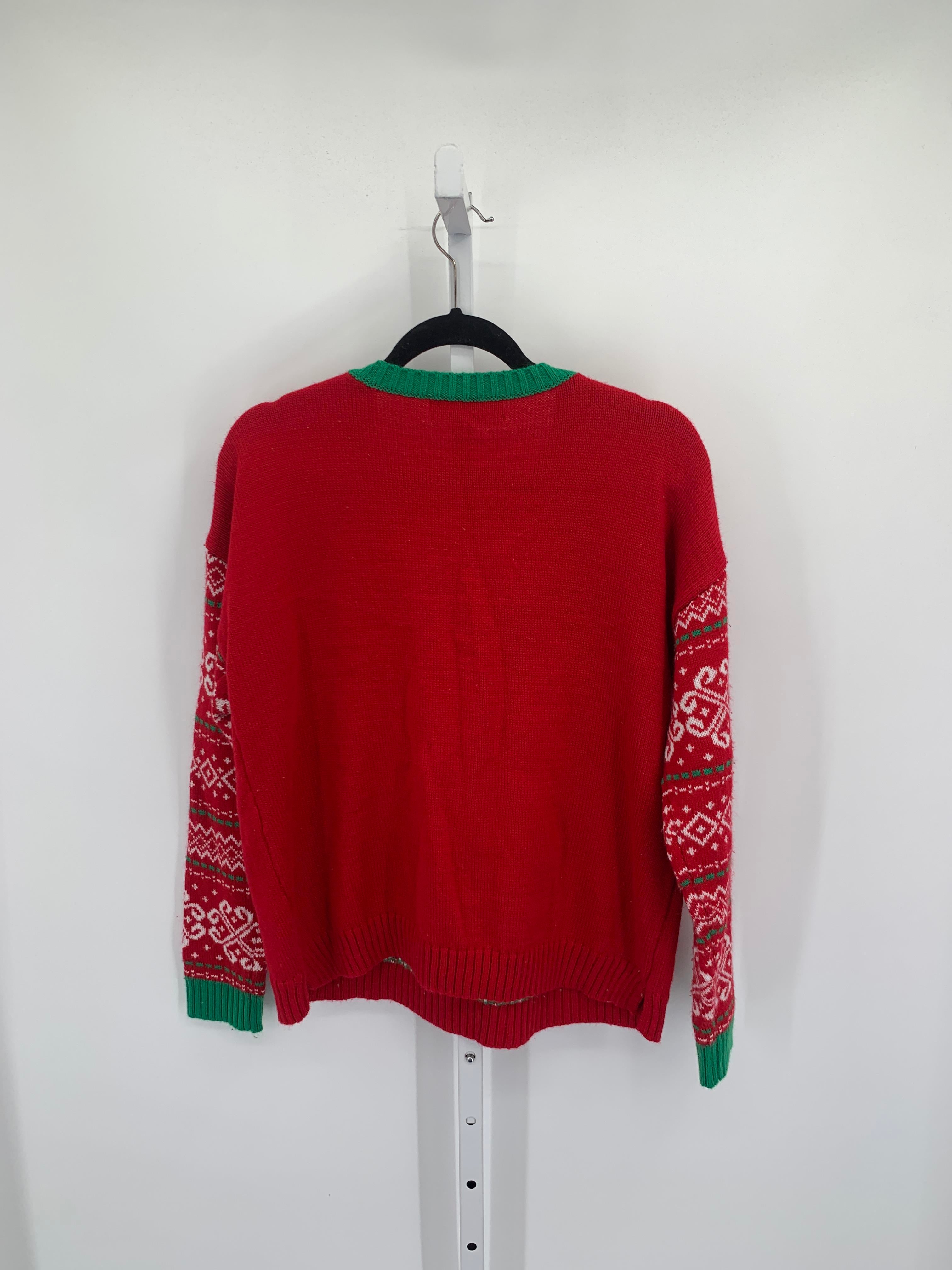 LONG SLV SWEATER REINDEER.