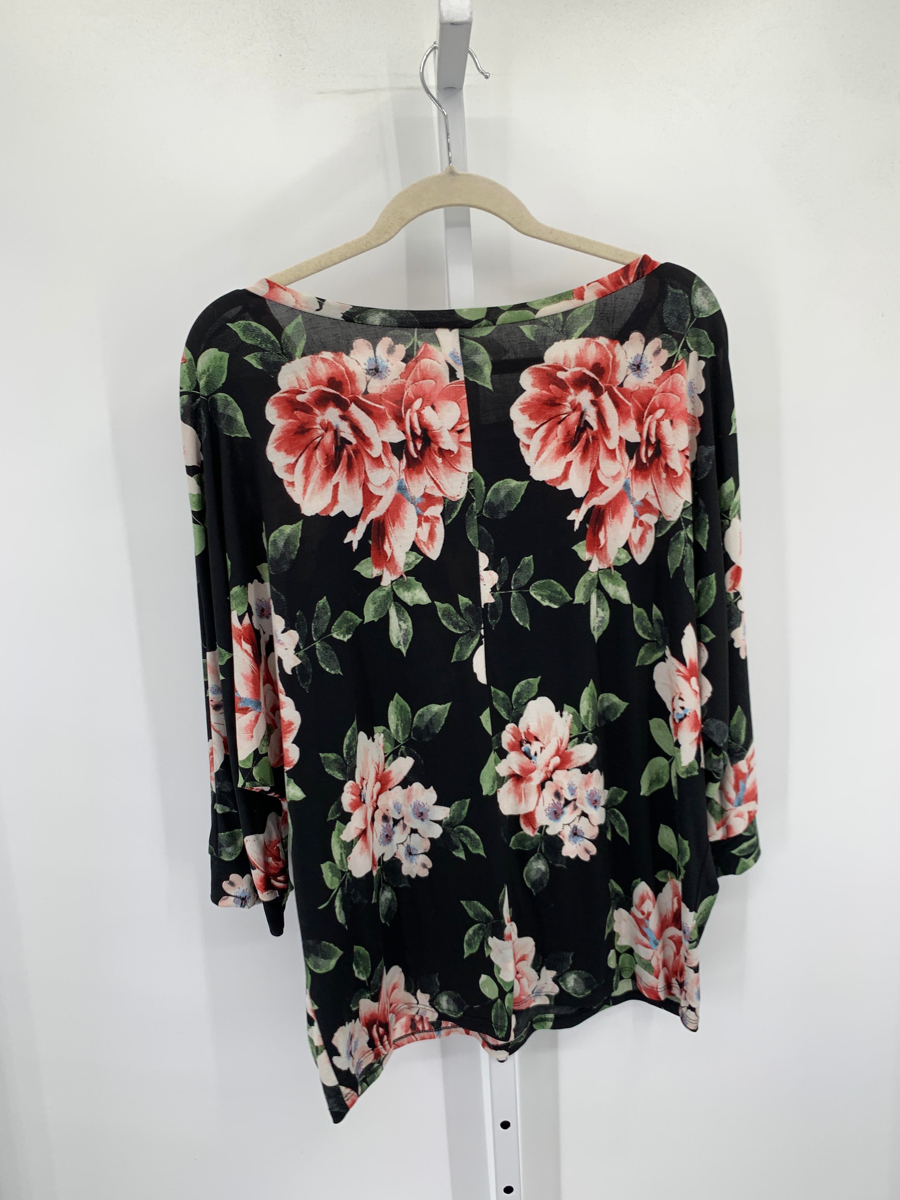 Size Large Misses 3/4 Sleeve Shirt