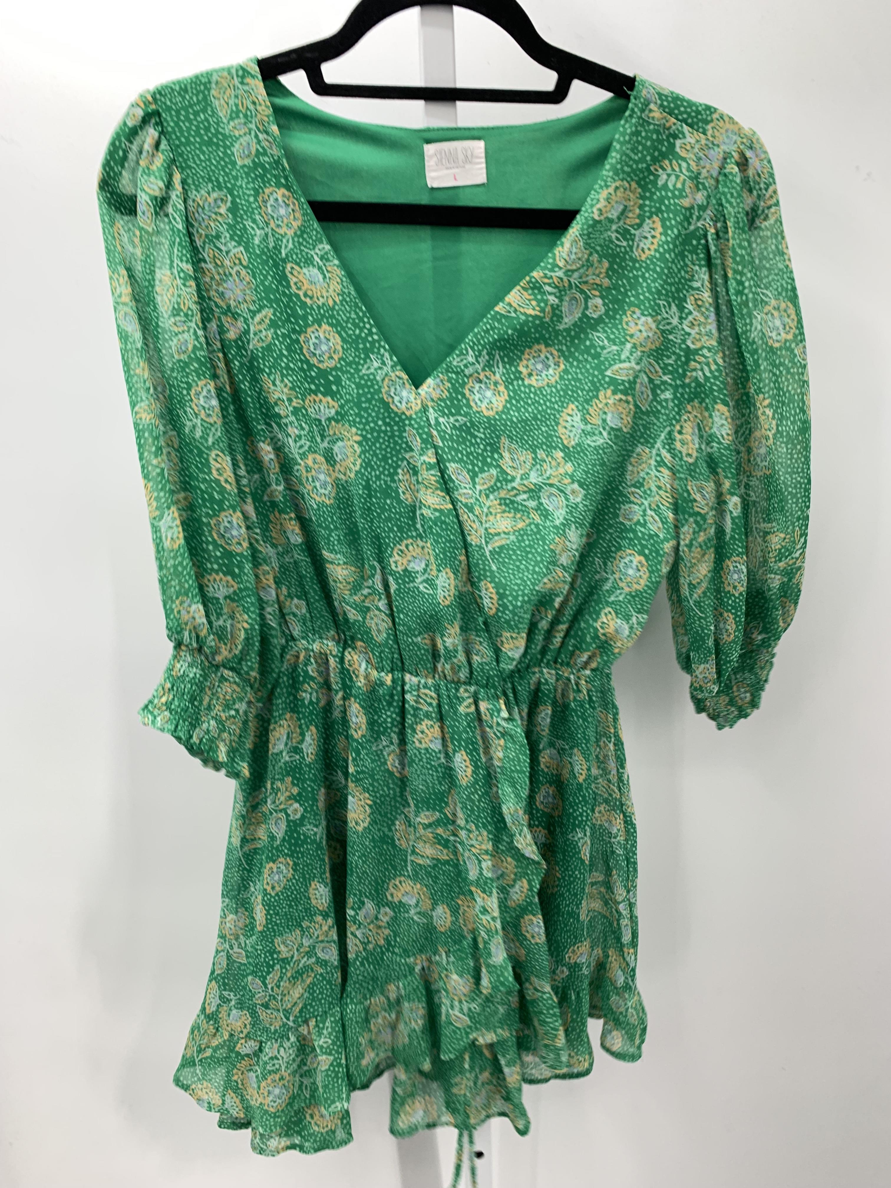 Size Large Juniors Long Sleeve Dress