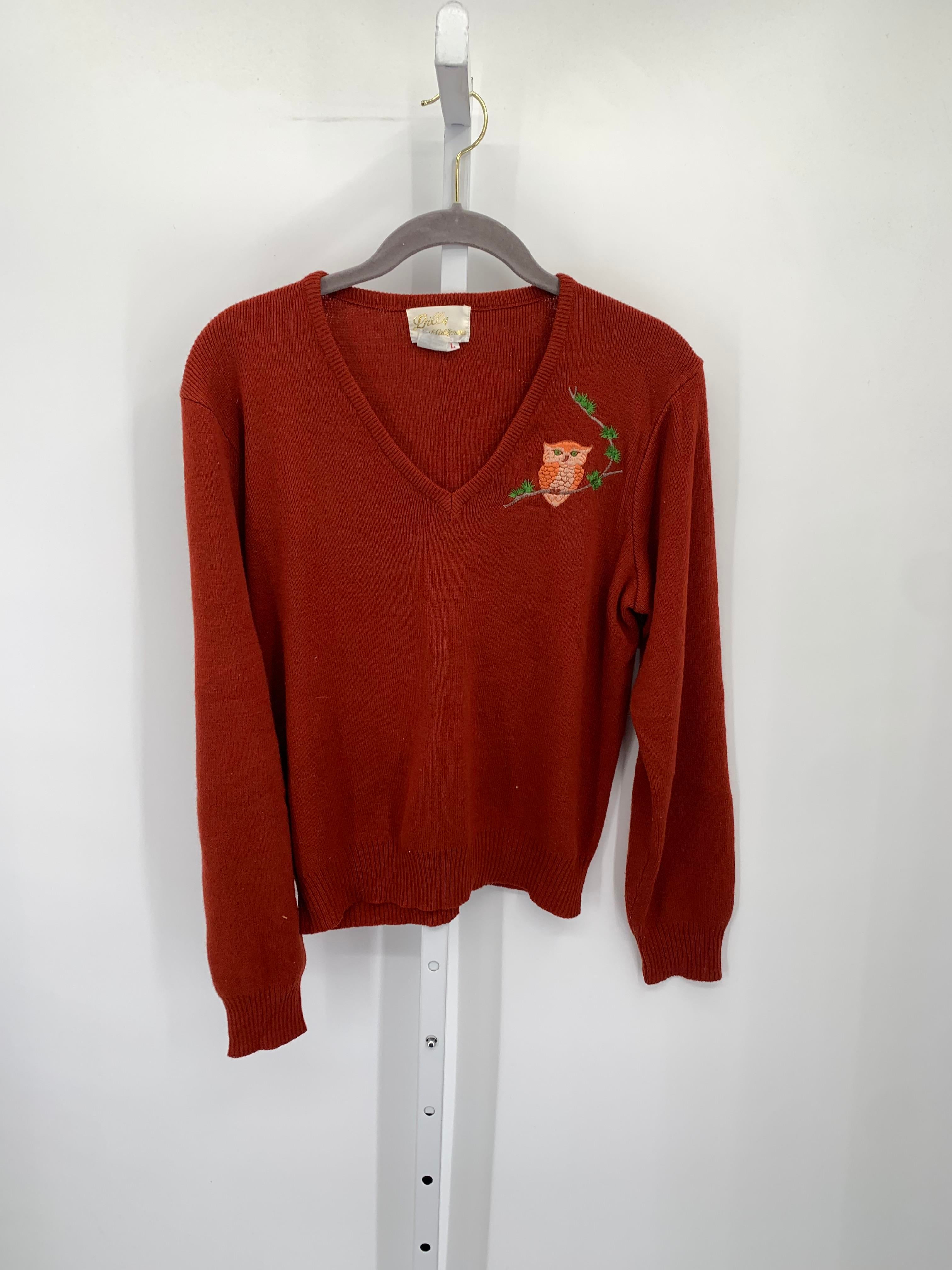 Size Large Misses Long Slv Sweater