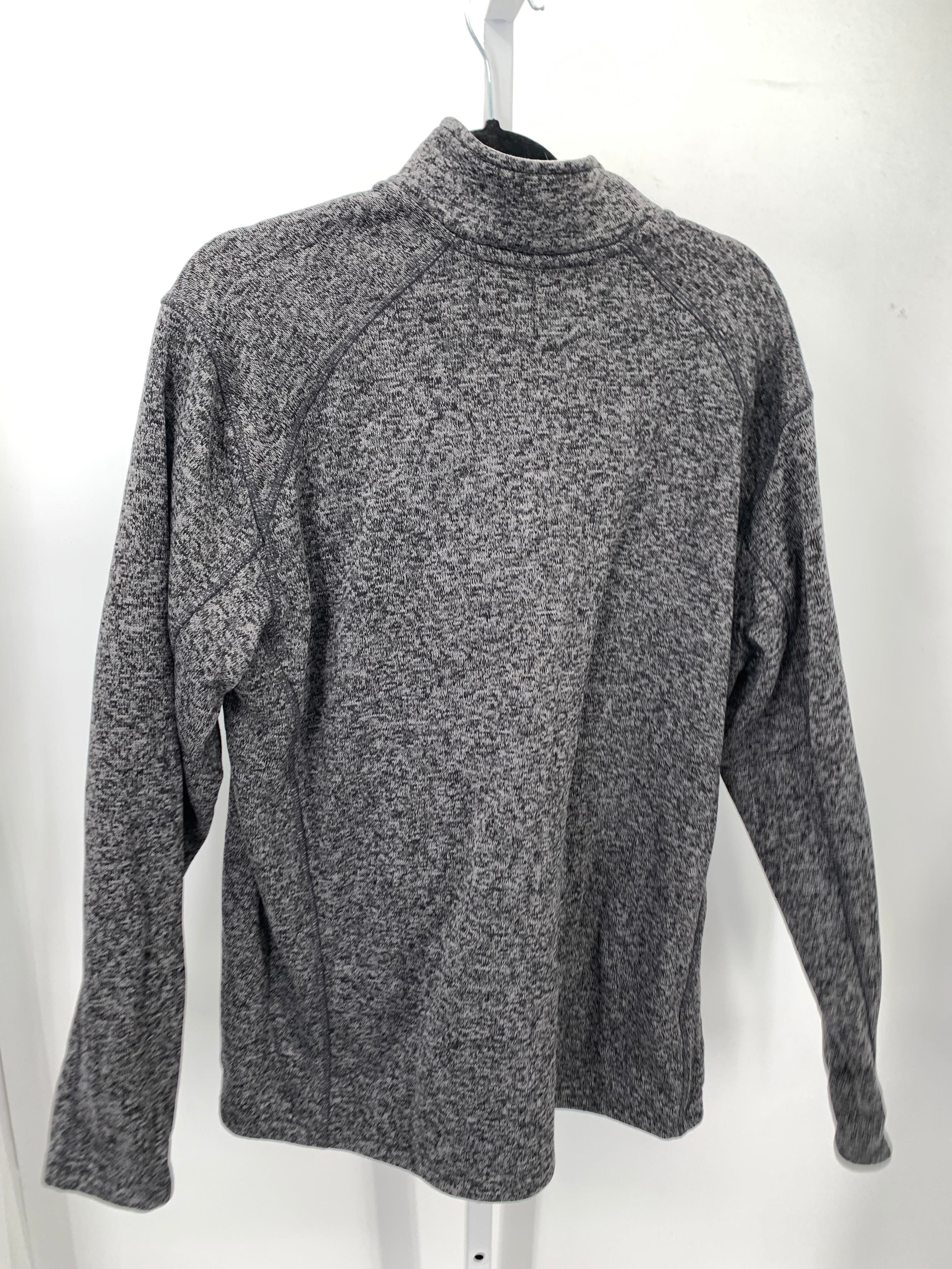 PARTIAL ZIP SWEATER