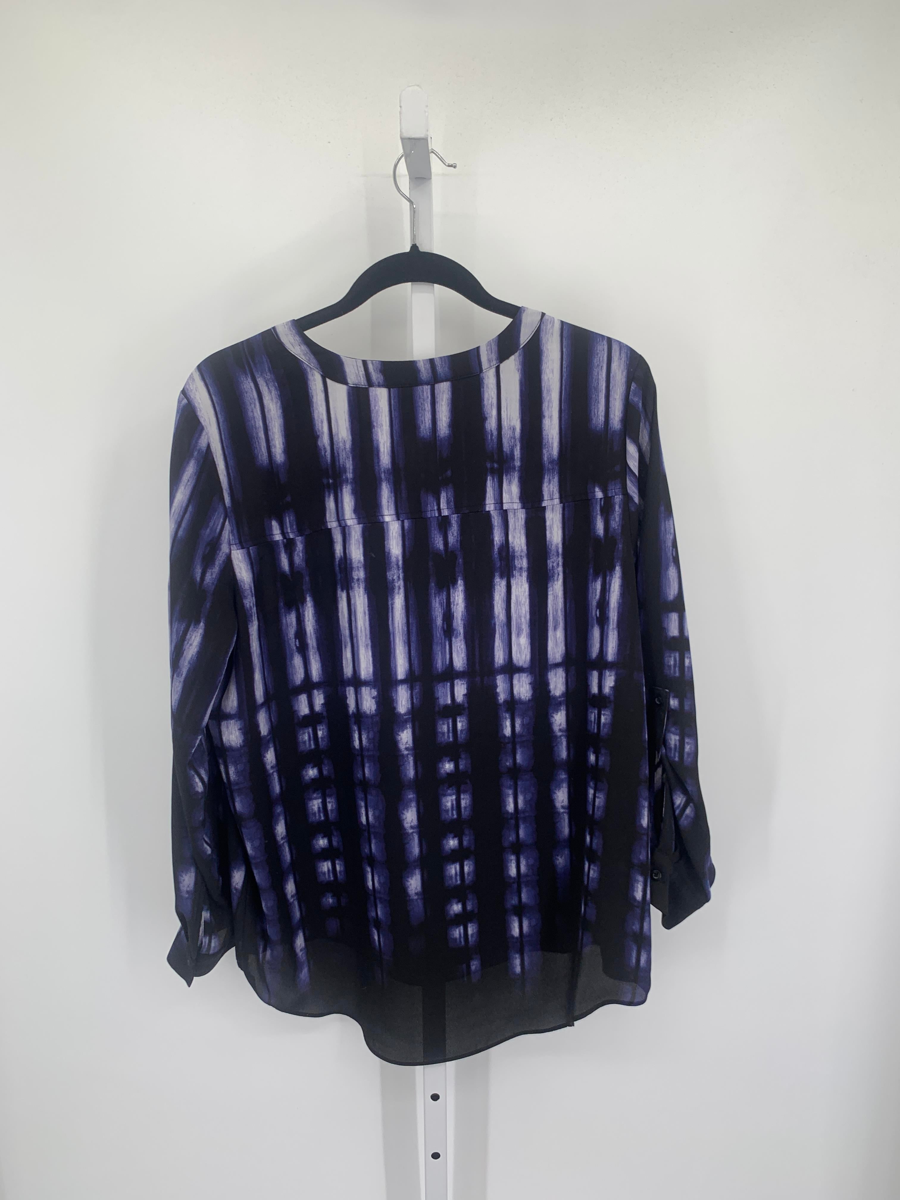 Vera Wang Size Large Misses Long Sleeve Shirt