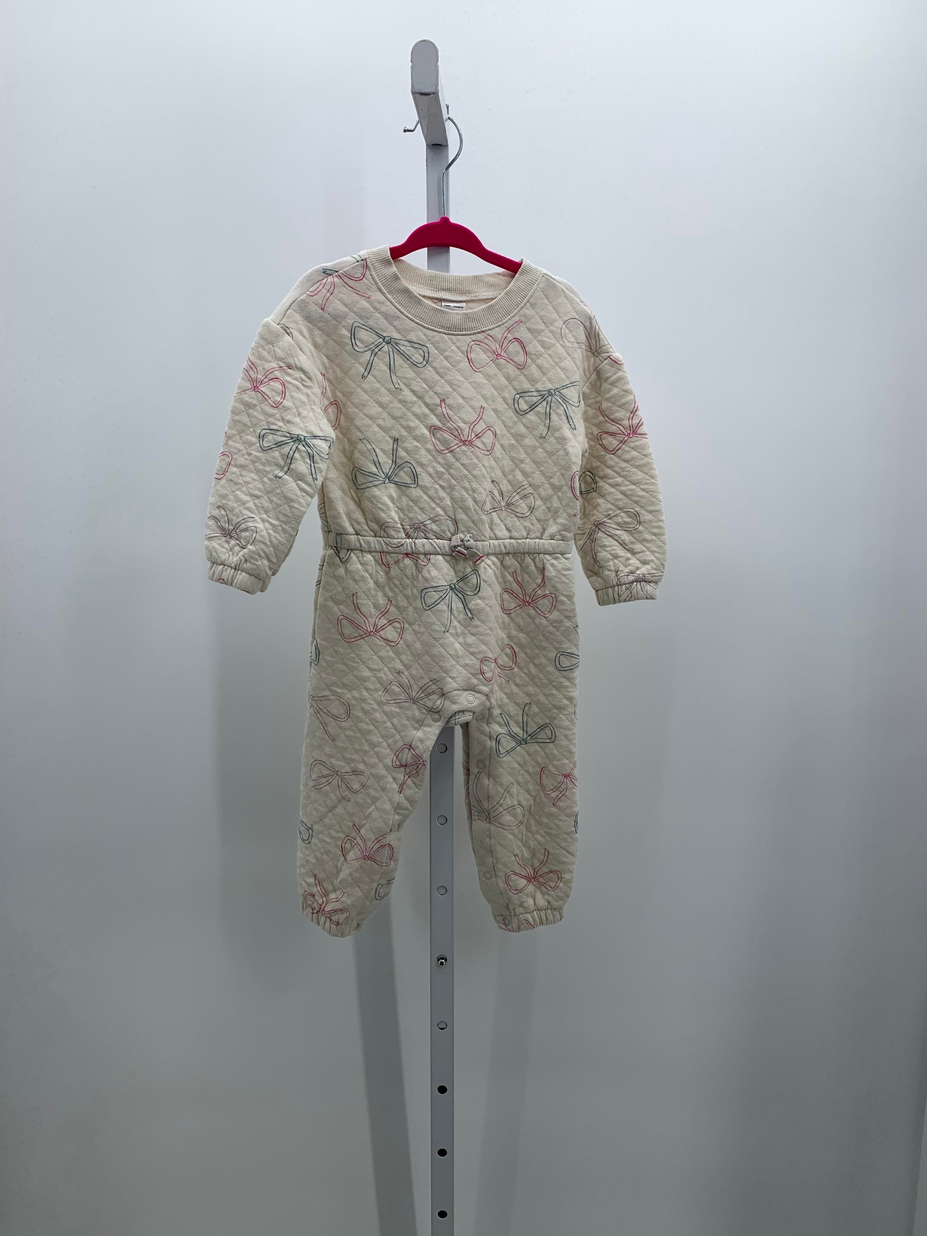 Carters Size 24 Months Girls Long Slv. Romper