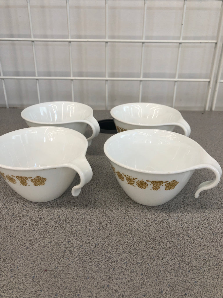 24PC CORELLE BUTTERFLY DISH SET - SRV FOR 4.