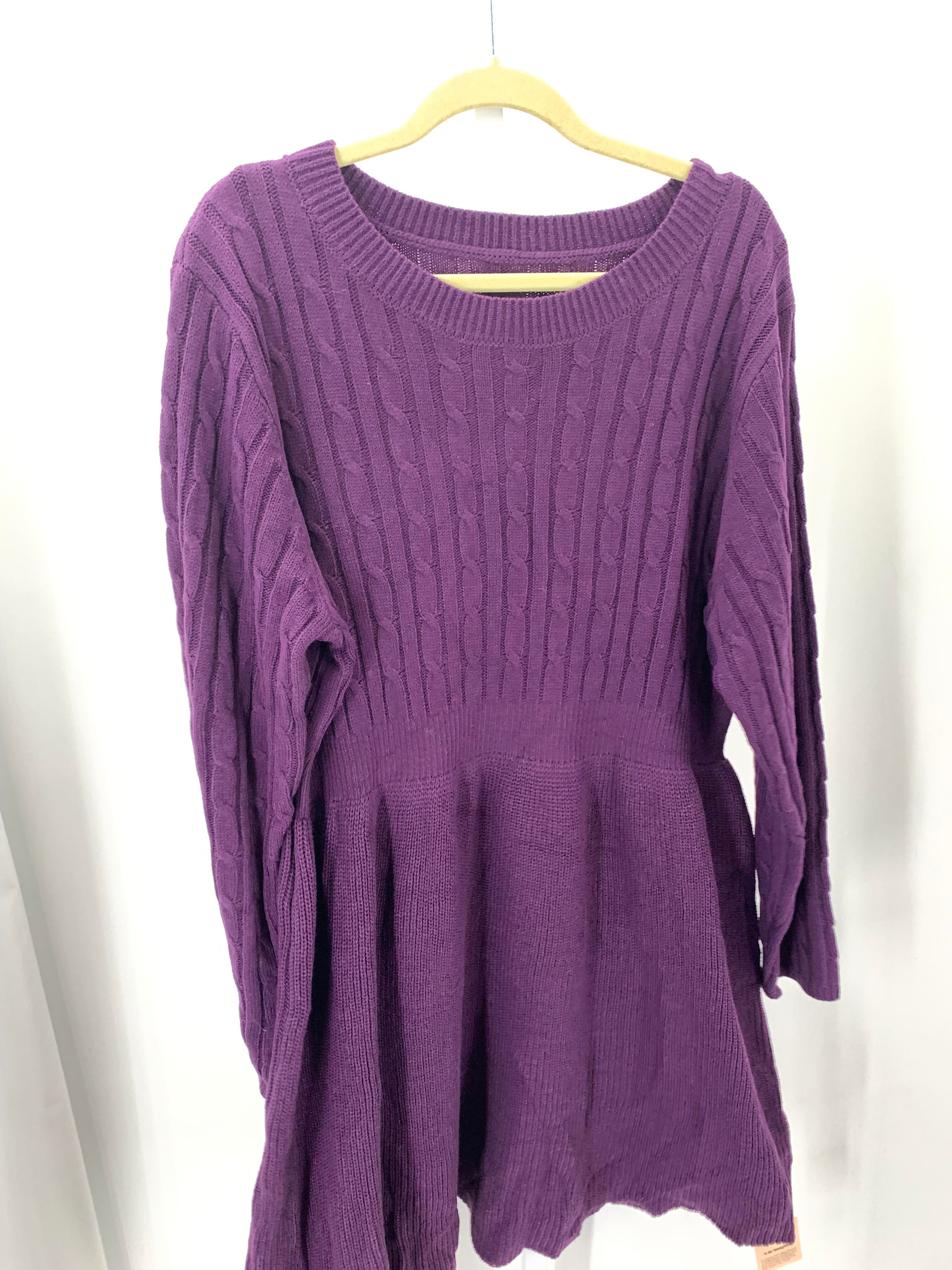 Size 18/20 W Womens Long Slv Sweater