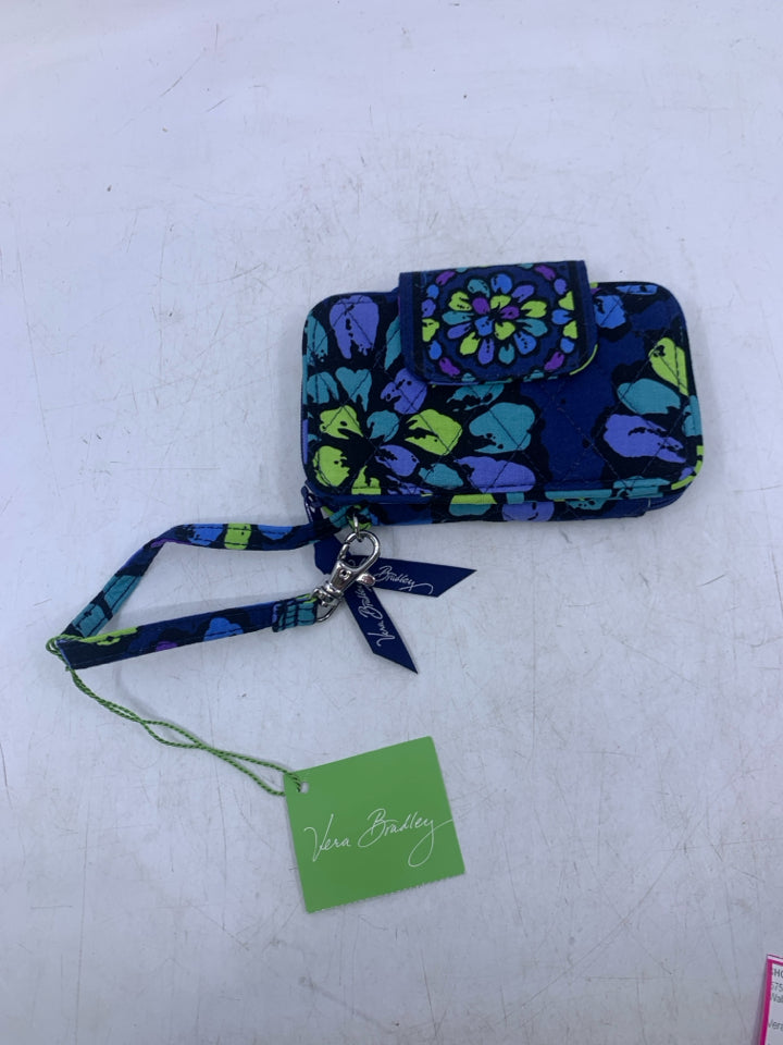 Vera Bradley Smartphone Wristlet in Indigo Pop- New With Tags