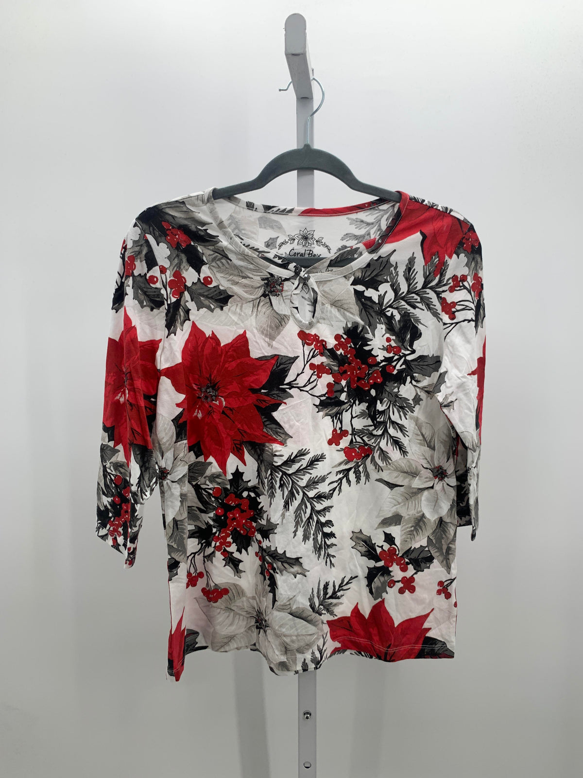 Coral Bay Size Medium Petite Petite Long Sleeve Shirt