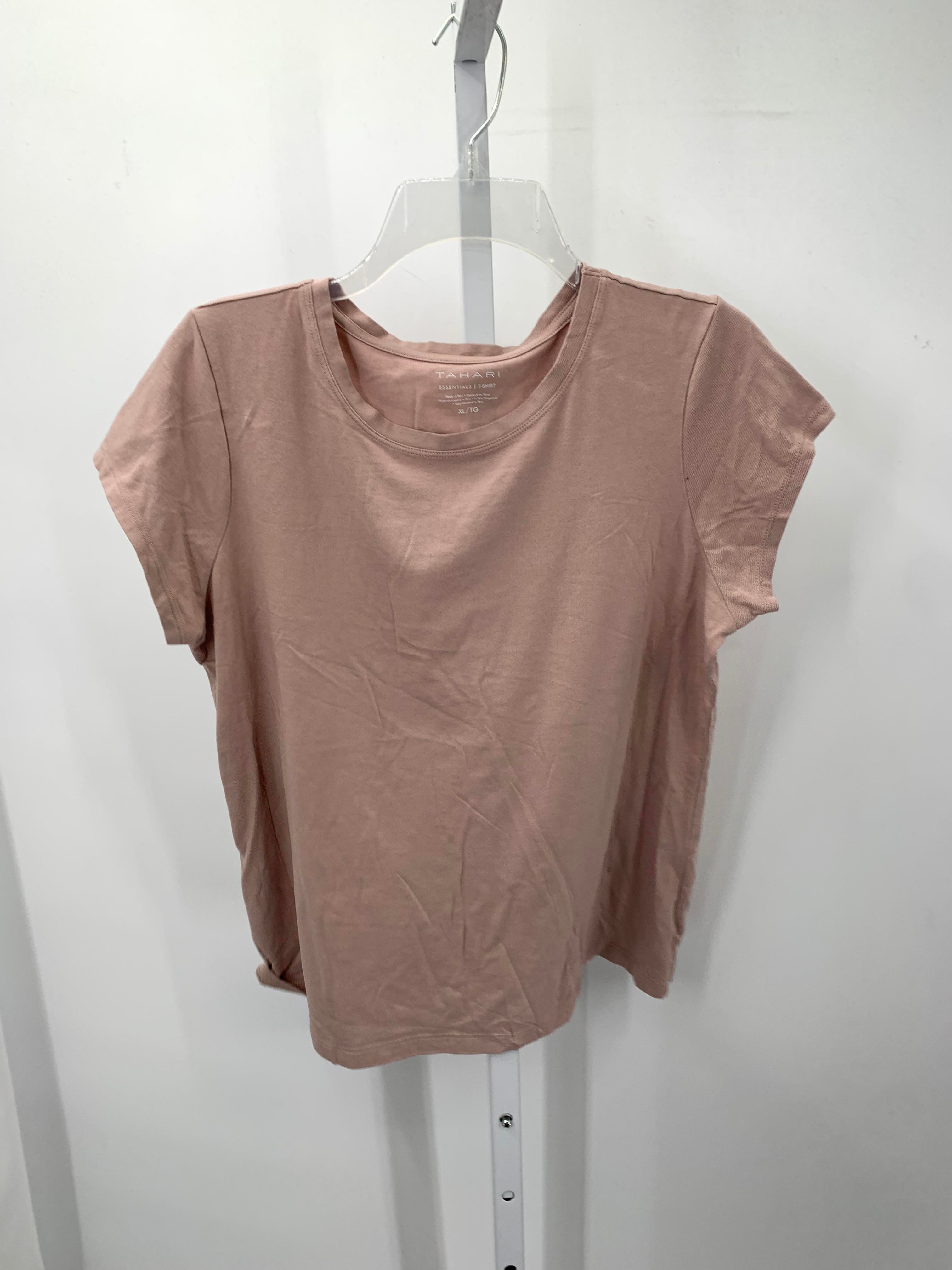 Tahari Size Extra Large Misses Short Sleeve Shirt