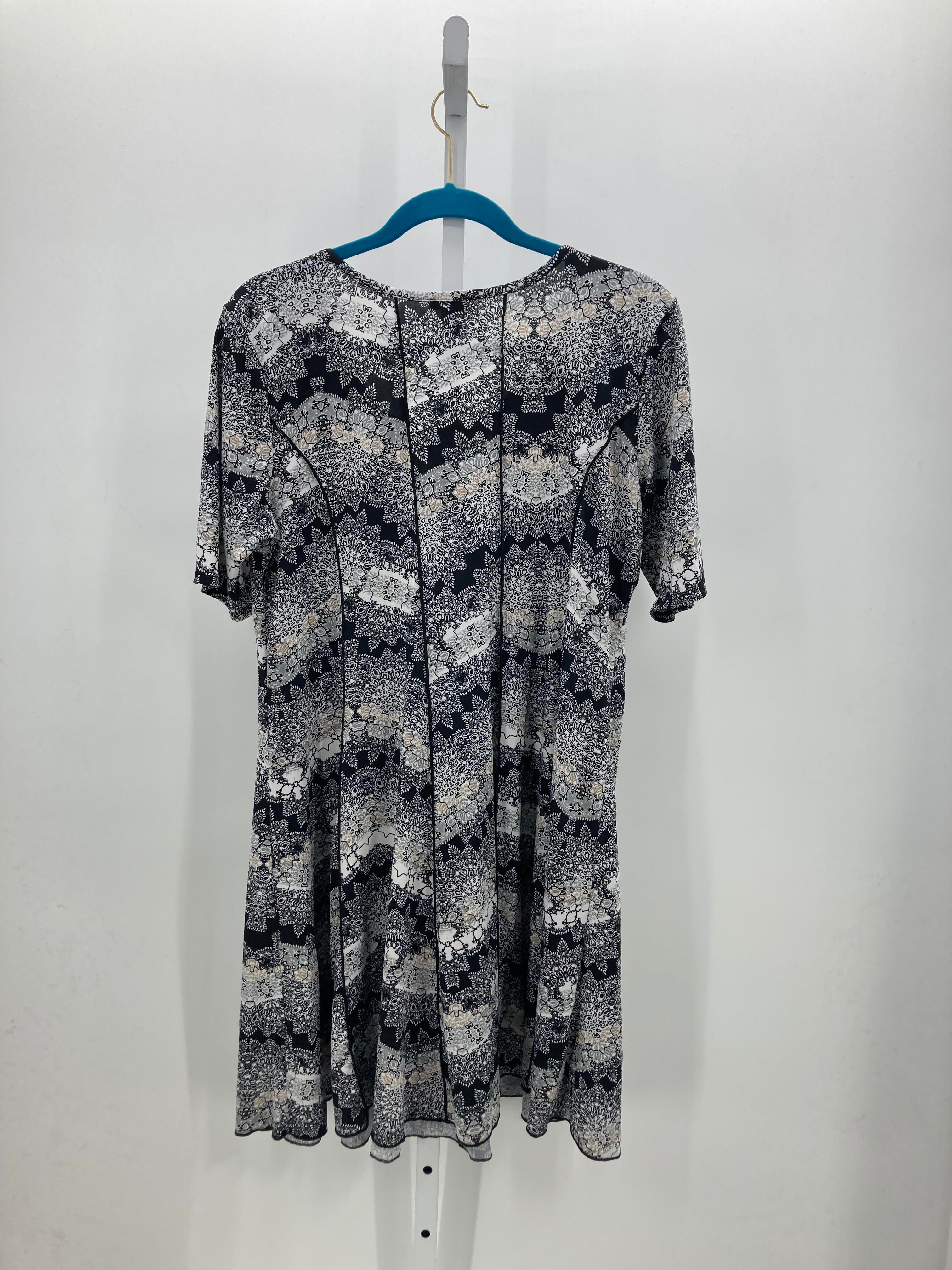 Size X Large Petite Petite Short Sleeve Dress