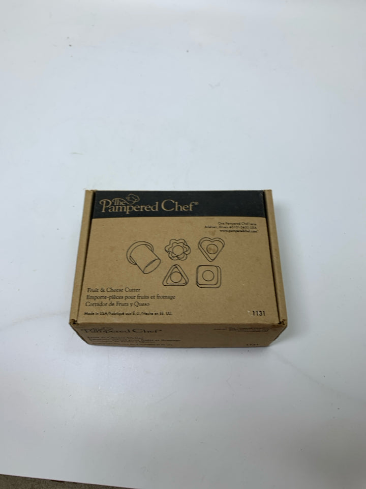 NIB FRUIT & CHEESE CUTTERS.