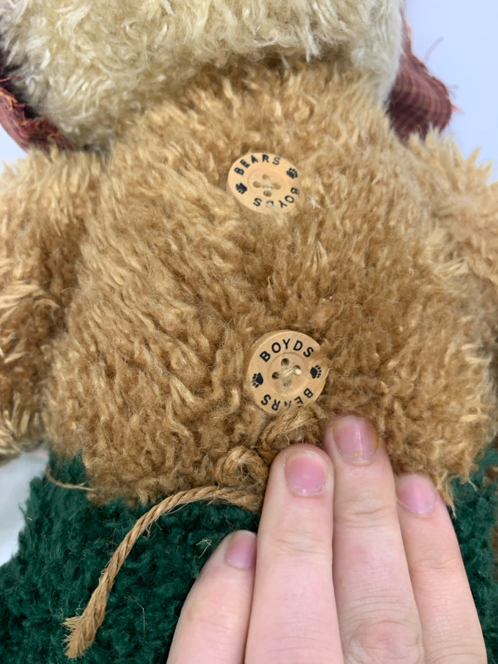 BOYDS BEAR CROPPER T SCAREDYBEAR BEST DRESSED SERIES.