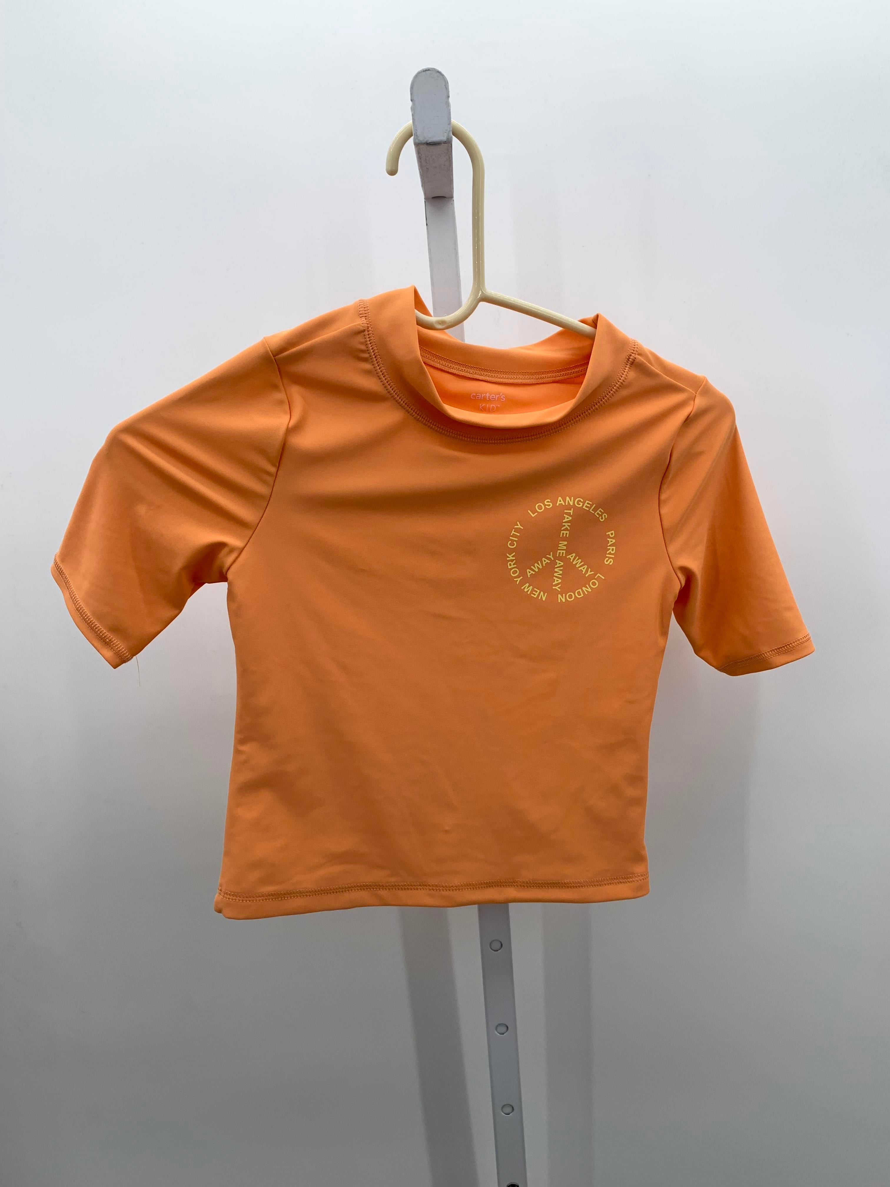 Carters Size 10 Girls Swim Shirt