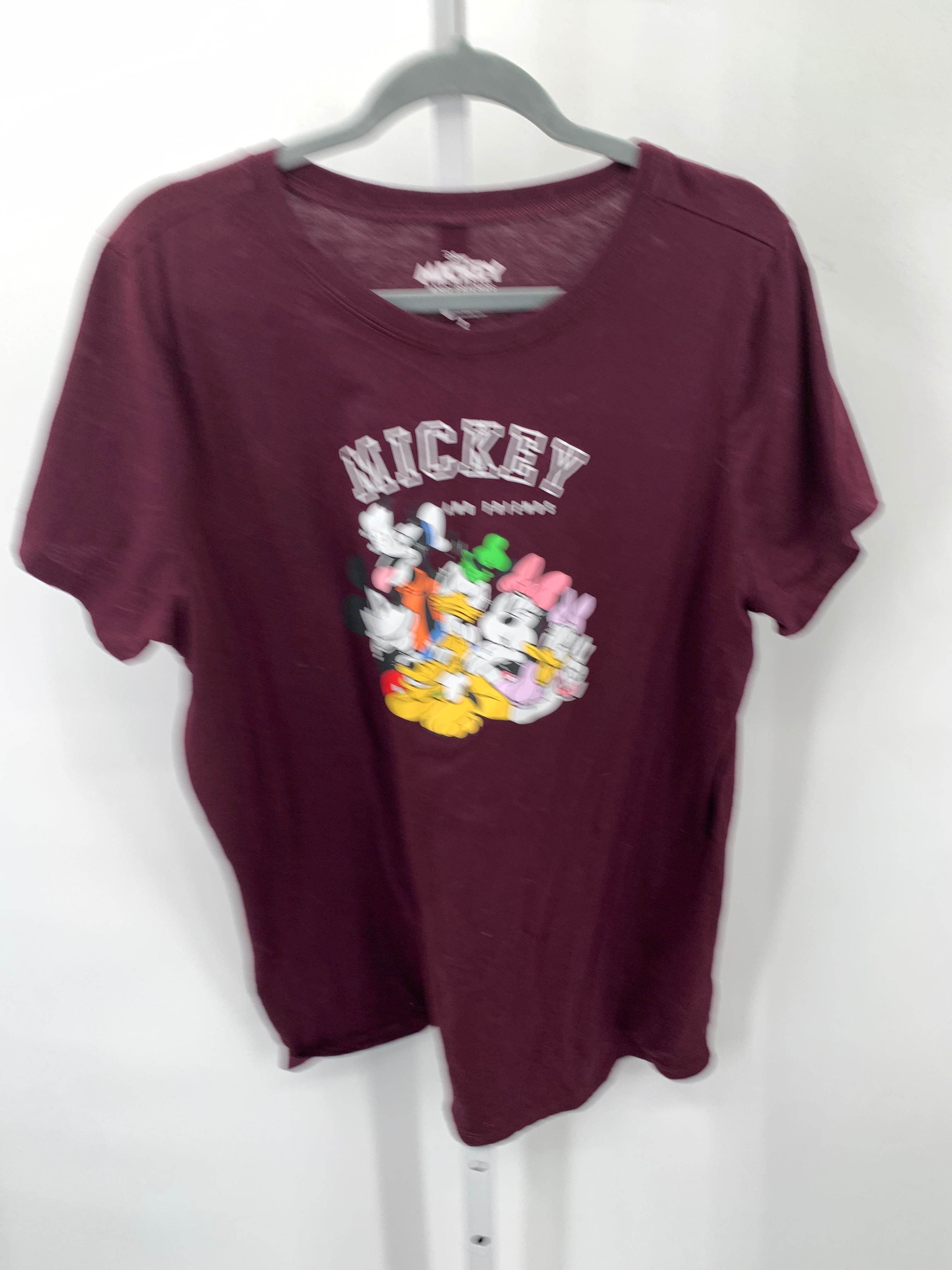 Disney Size 2X Womens Short Sleeve Shirt