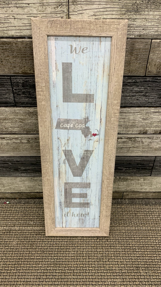 LOVE CAPE COD WALL-HANGING.