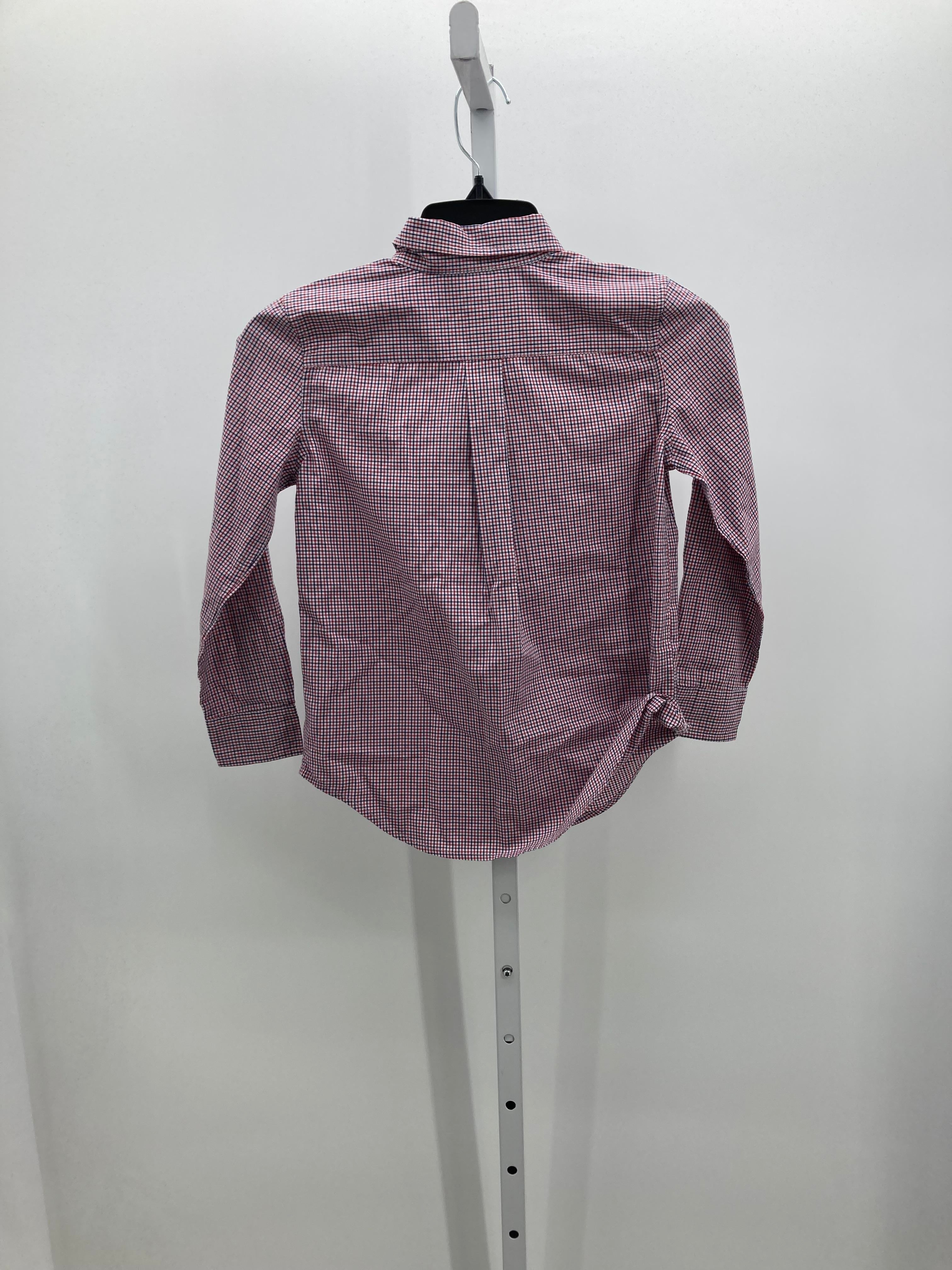 BLUE/RED CHECK BUTTON DOWN