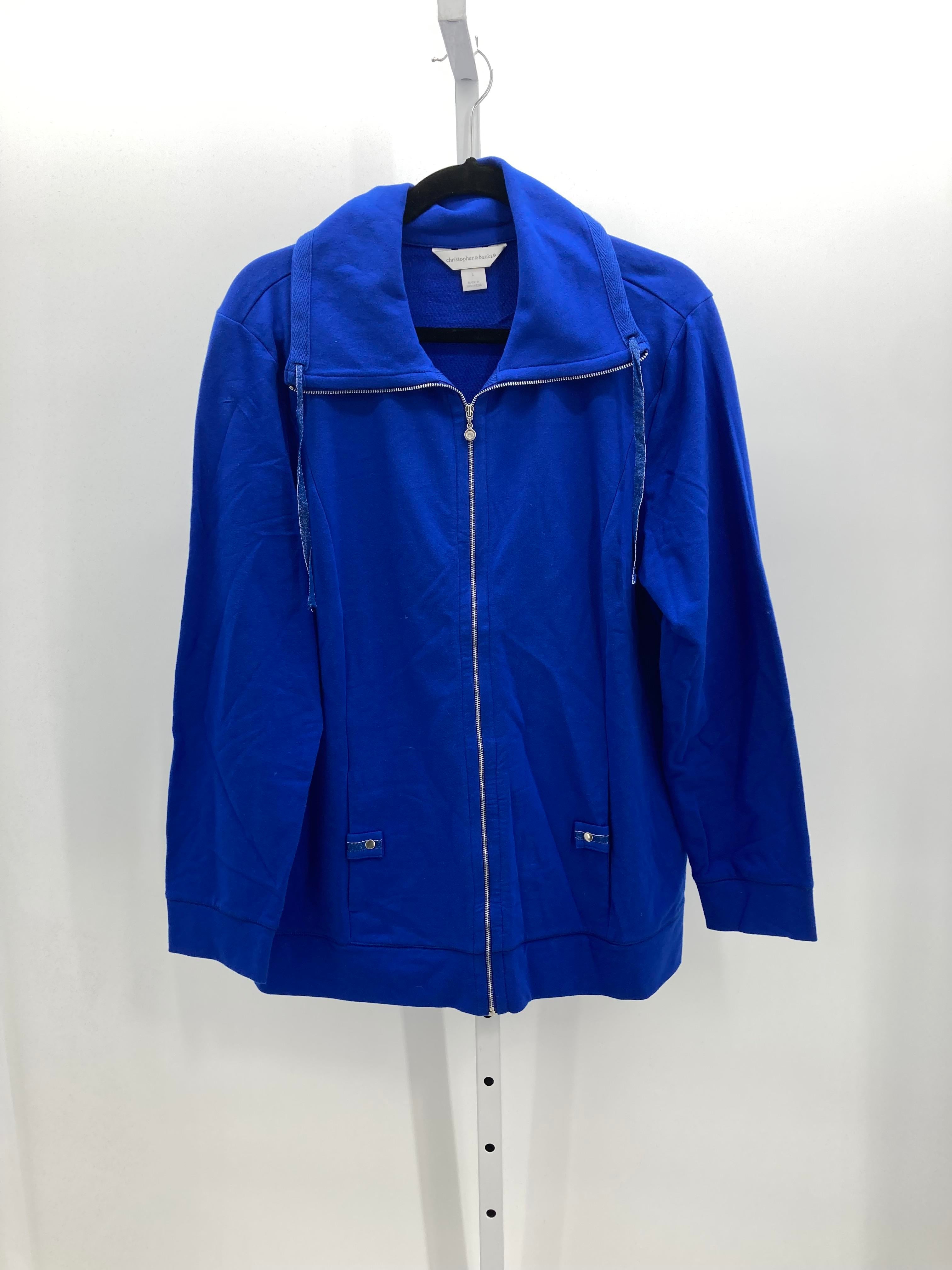 Christopher & Banks Size Large Misses Sweat Jacket