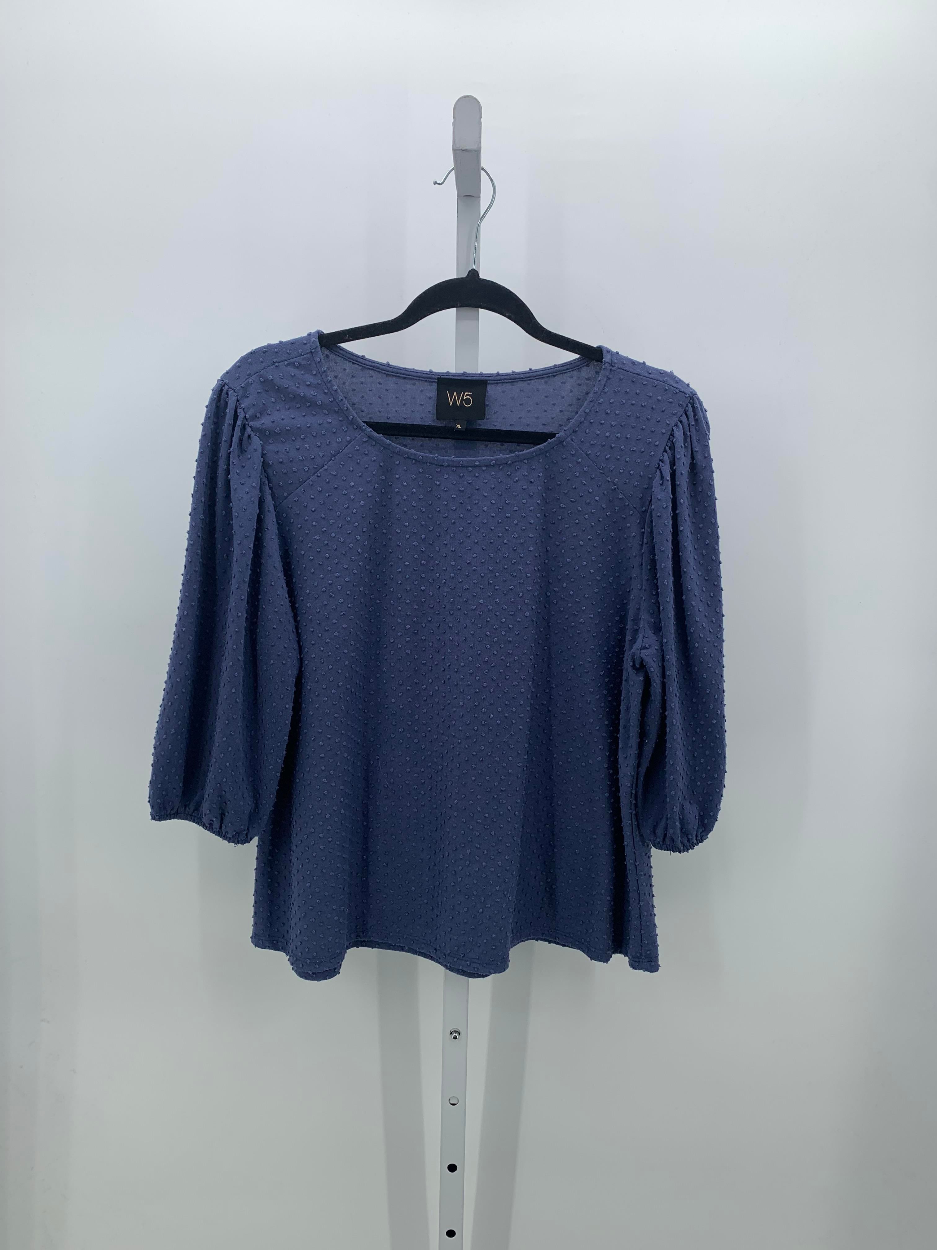W5 Size Extra Large Misses 3/4 Sleeve Shirt
