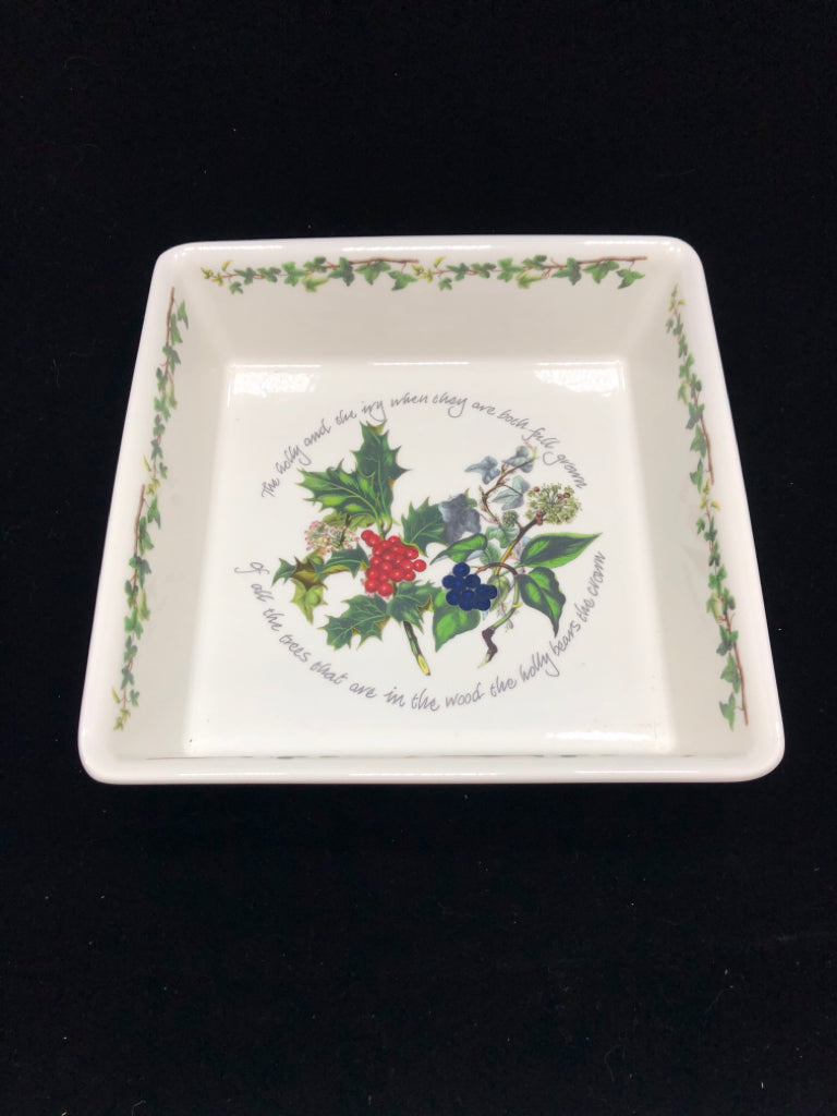 HOLLY & IVY DISH - PORTMEIRION.