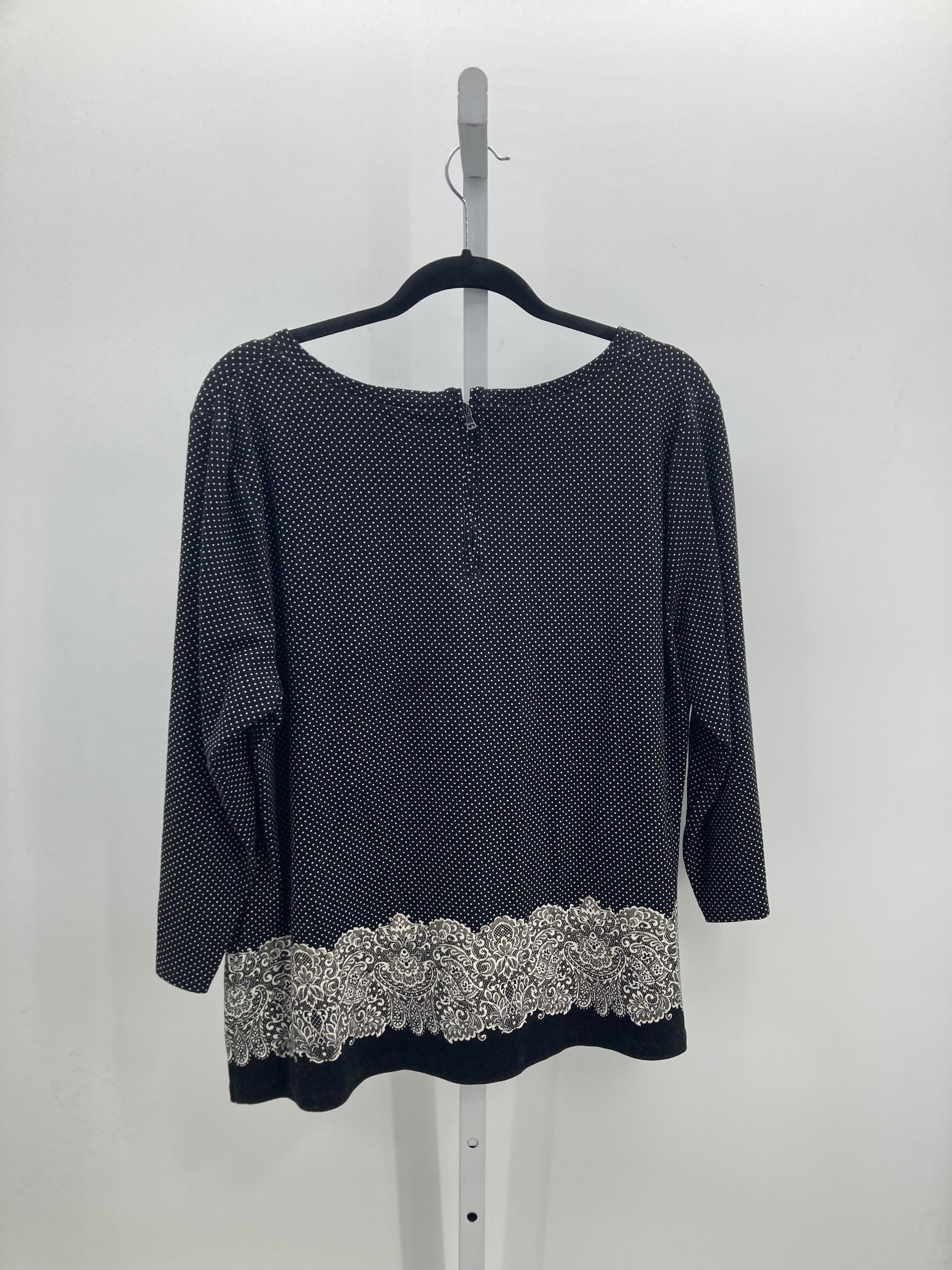 Talbots Size Extra Large Misses 3/4 Sleeve Shirt
