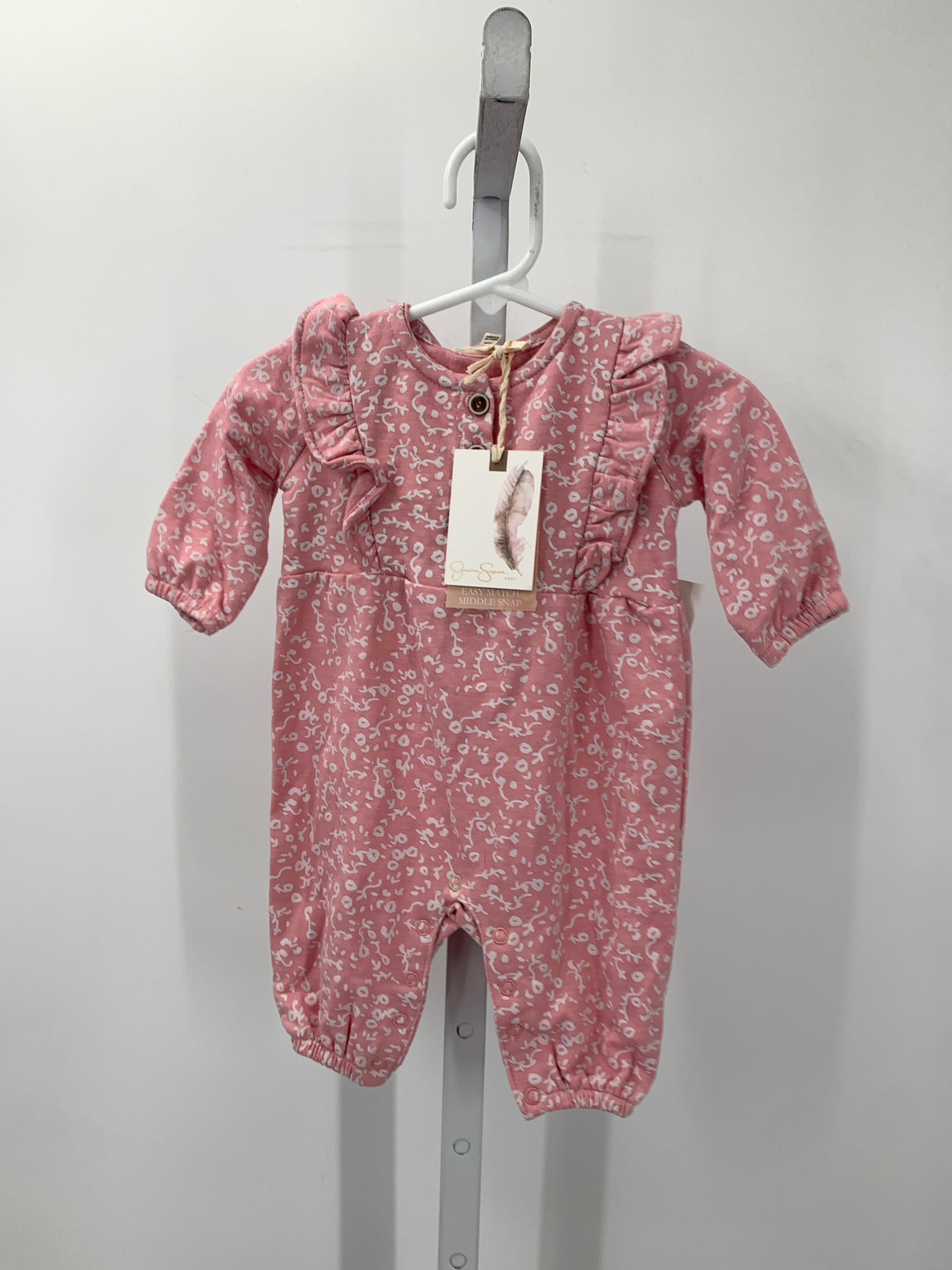 Jessica Simpson Size 0-3 months Girls Long Slv. Romper