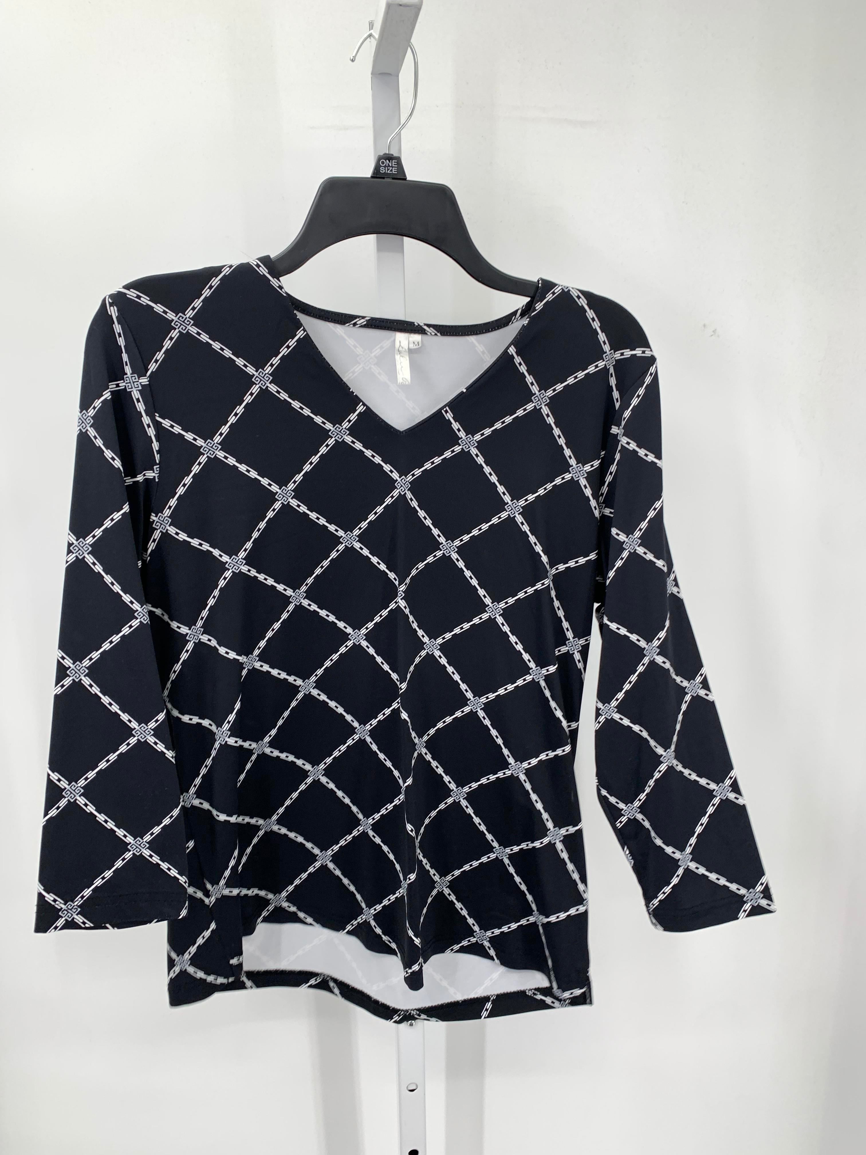 Lulu-B Size Medium Misses 3/4 Sleeve Shirt