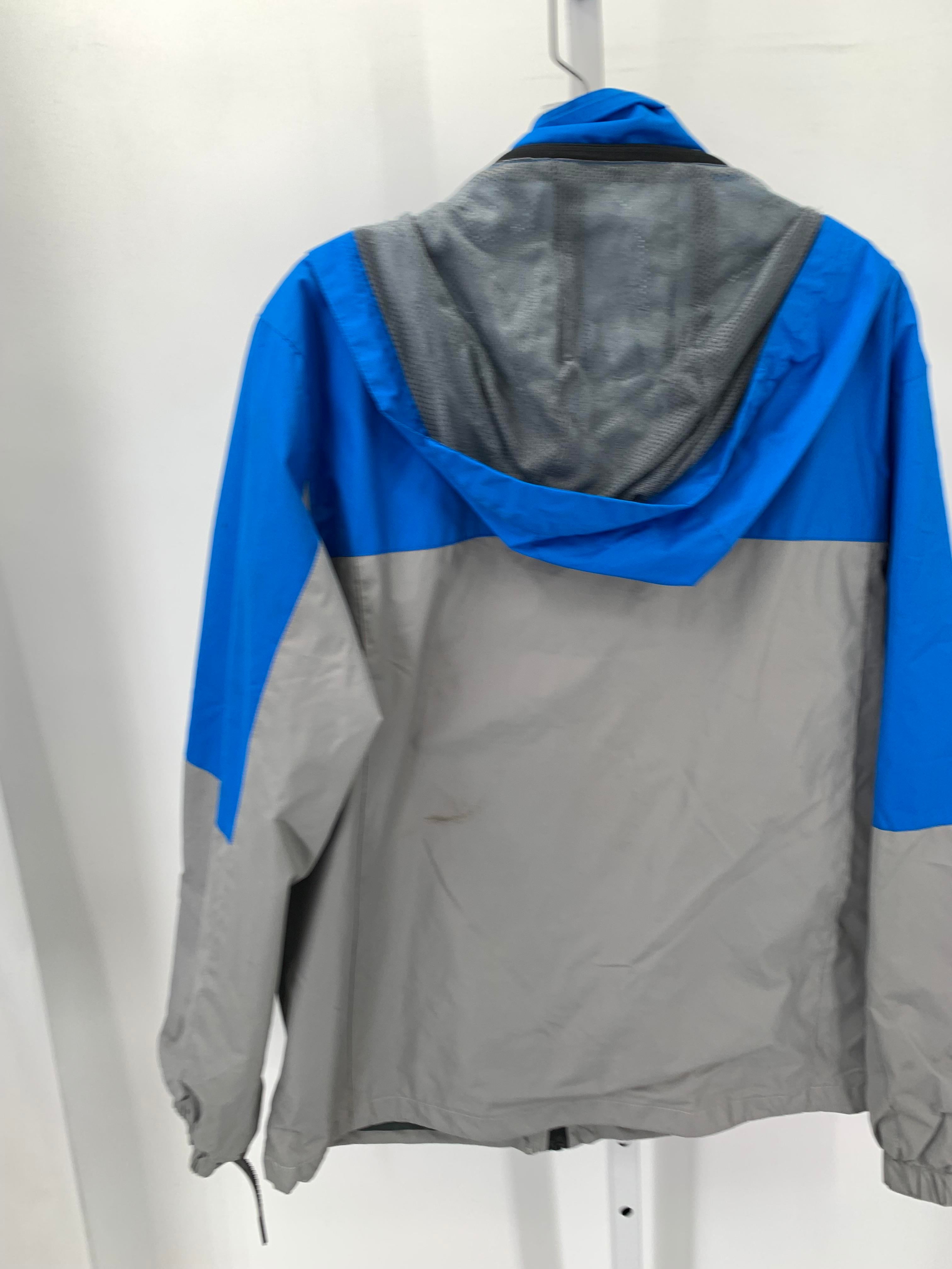 HOODED ZIP UP JACKET.