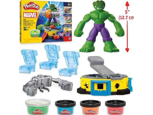 Play-Doh Marvel Hulk Smash & Squish Playset with Hulk Action Figure  Ages 4+ -
