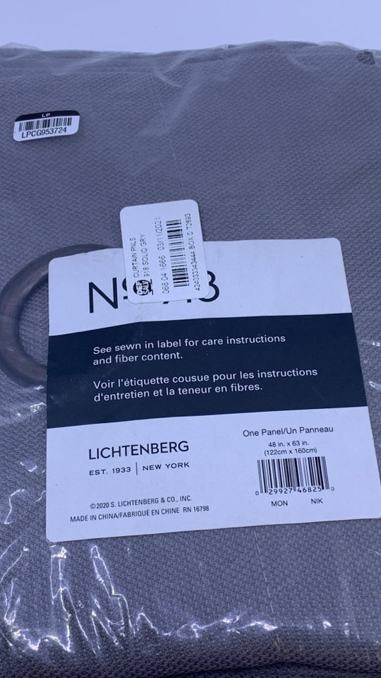 NIP GREY CURTAIN.