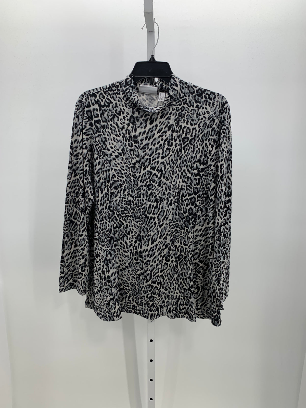 Susan Graver Size Large Misses Long Sleeve Shirt