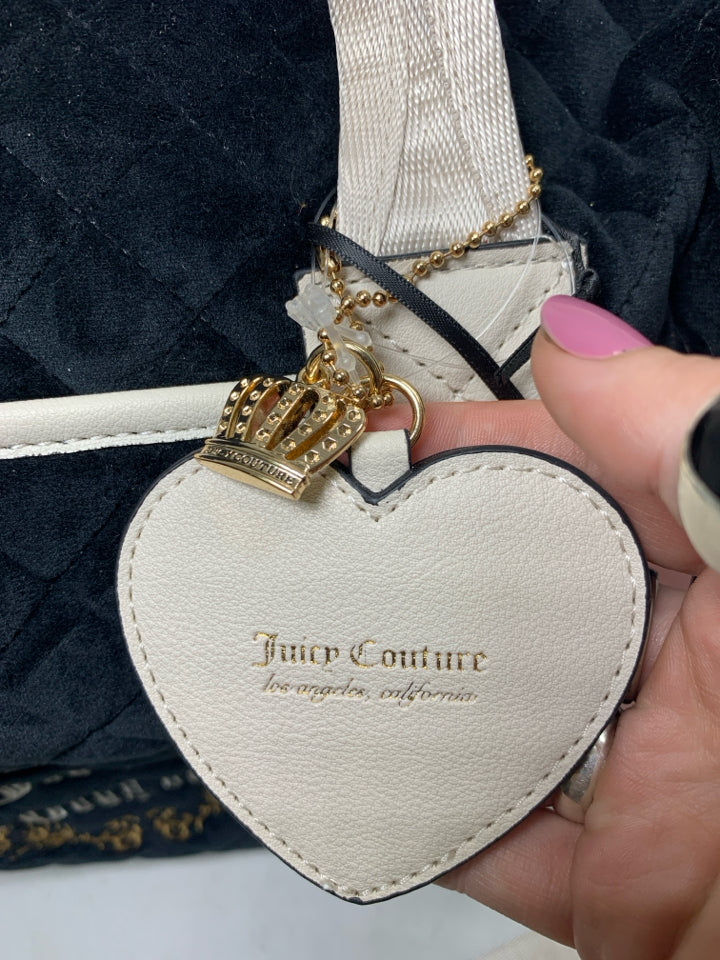 Wordplay Overnight Velour Quilted Duffle Bag Juicy Couture- NWT
