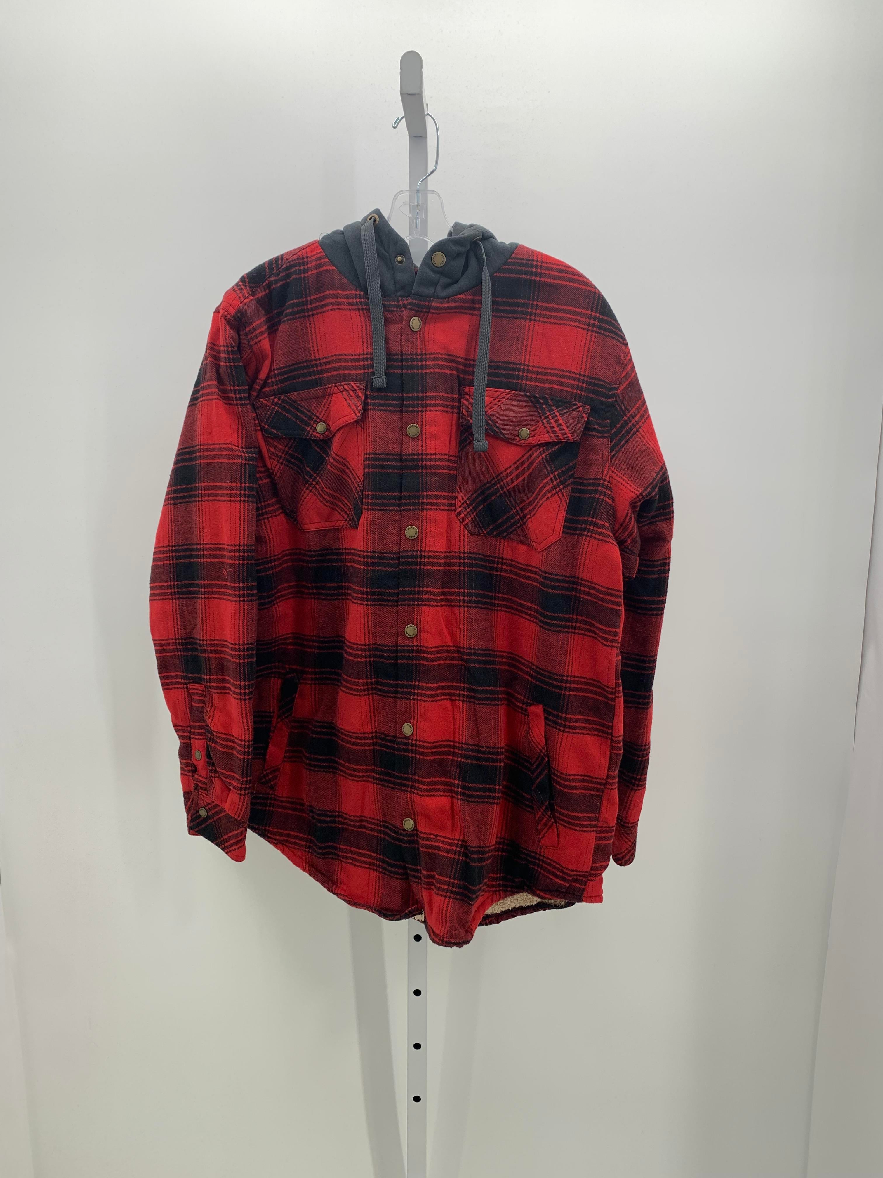 FLEECE LINED FLANNEL JACKET- RUDOLPH
