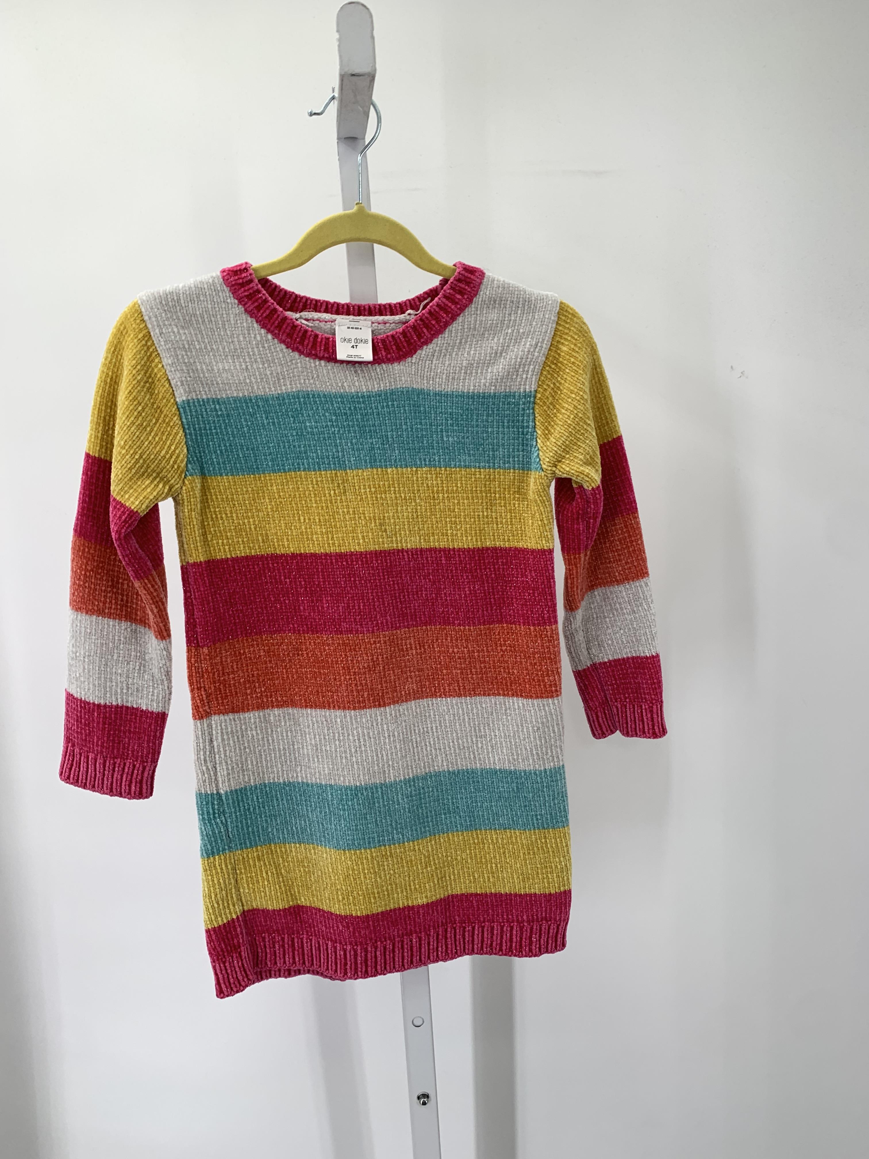 Okie Dokie Size 4T Girls Long Sleeve Dress